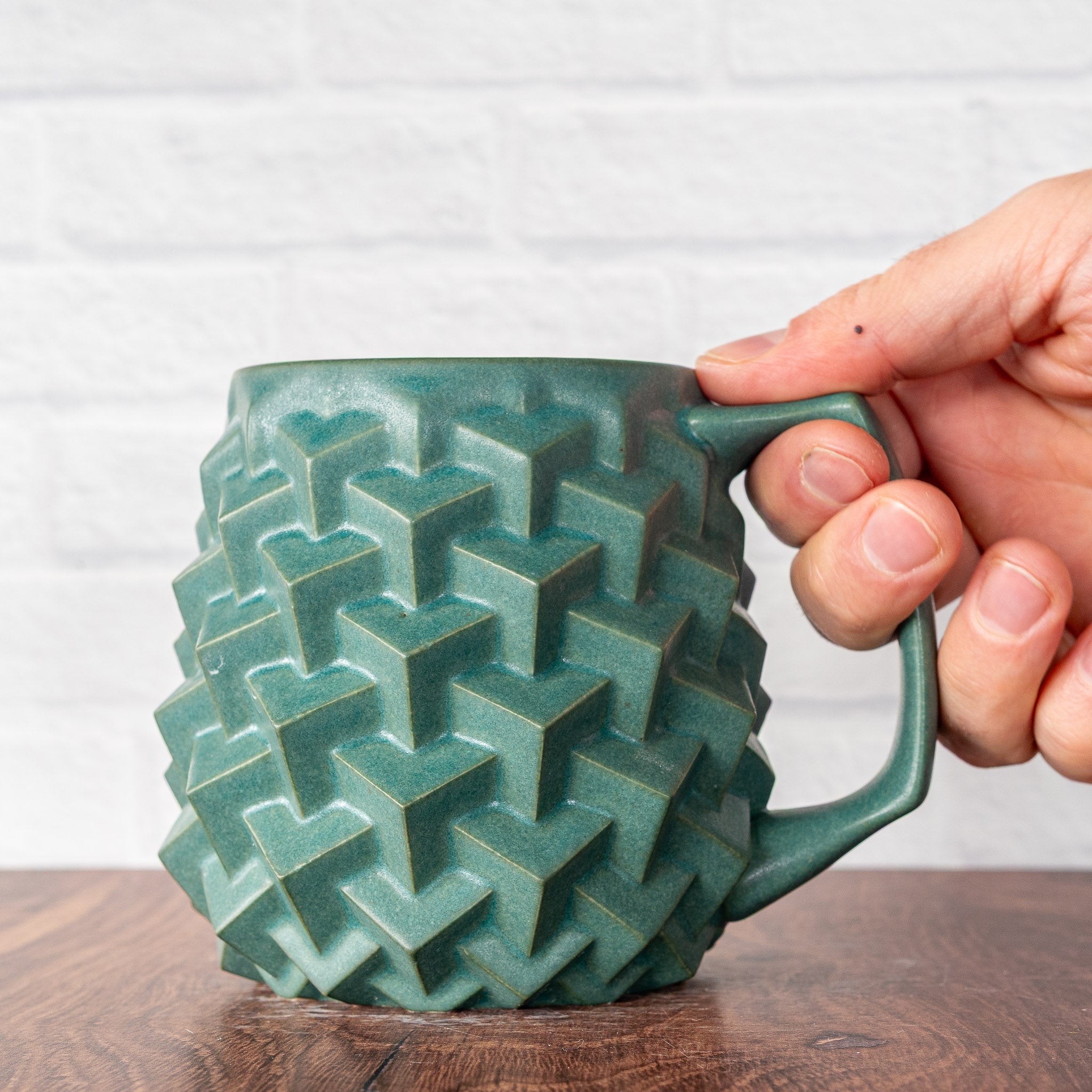 16oz Super Cubes Mug - Hammerly Ceramics