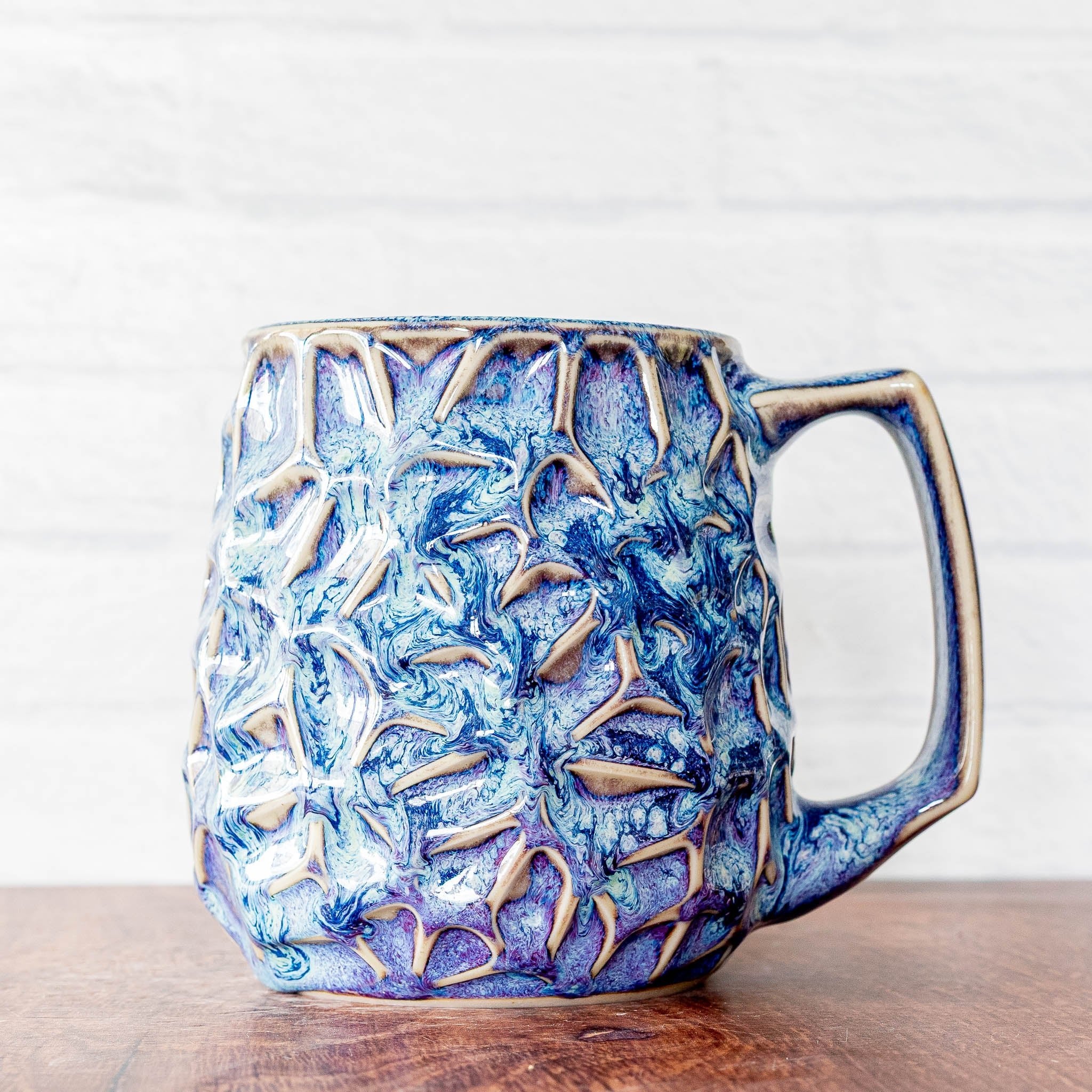 16oz Voronoi Mug - Hammerly Ceramics