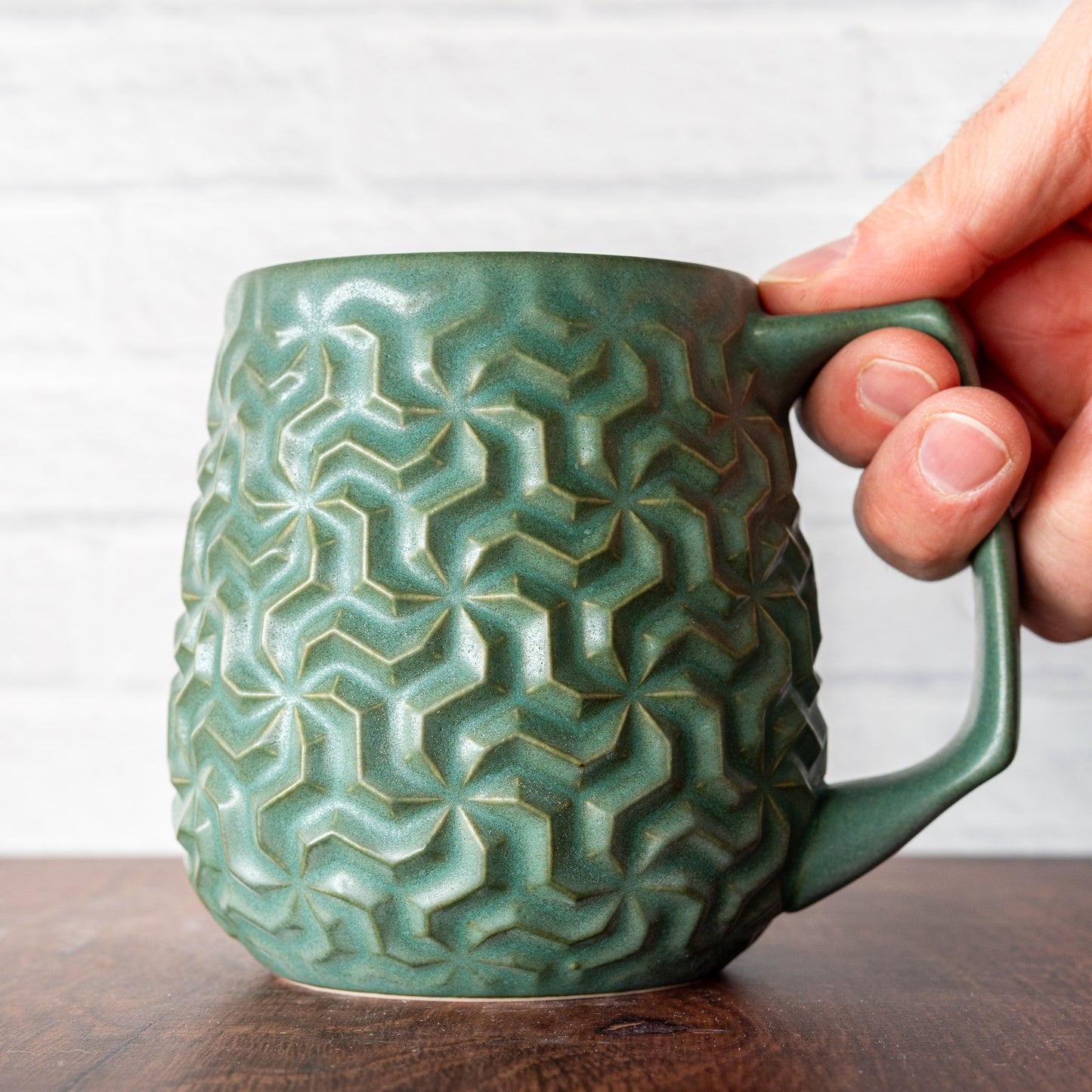 16oz 'Jade Matte' Triweave Mug