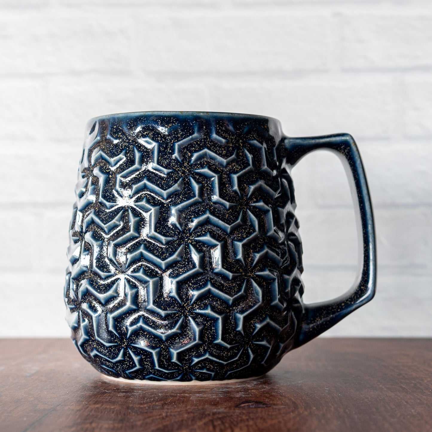 16oz 'Blue Teadust' Triweave Mug