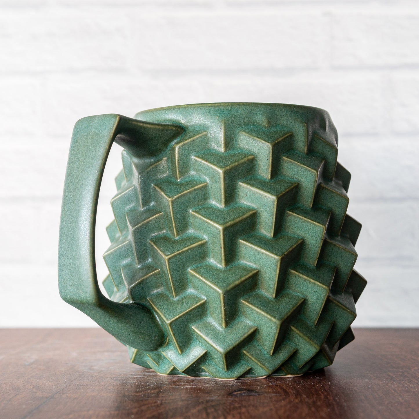 'Jade Matte' Super Cubes 16oz Mug