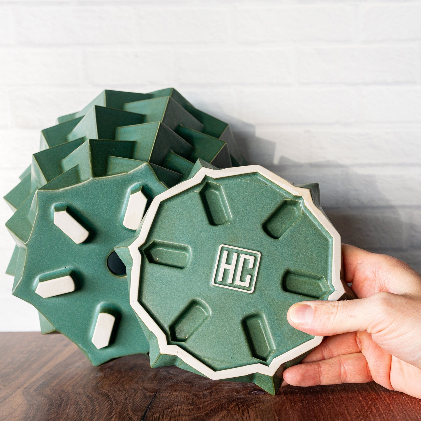 'Jade Matte' Mega Cubes Planter