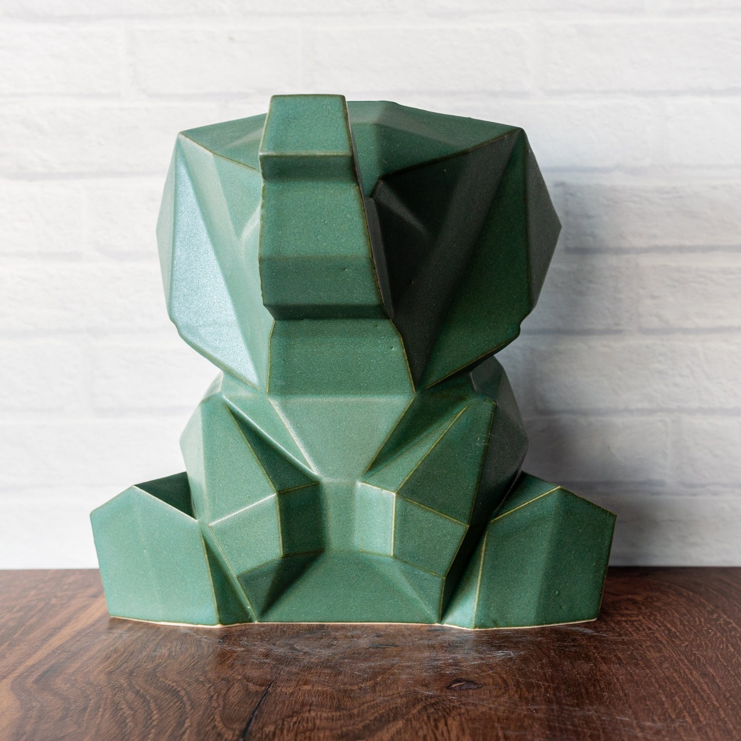 Large 'Jade Matte' Elephant