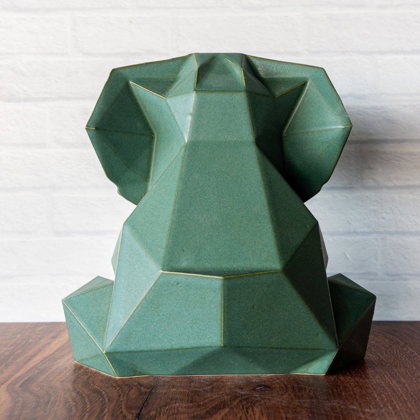 Large 'Jade Matte' Elephant