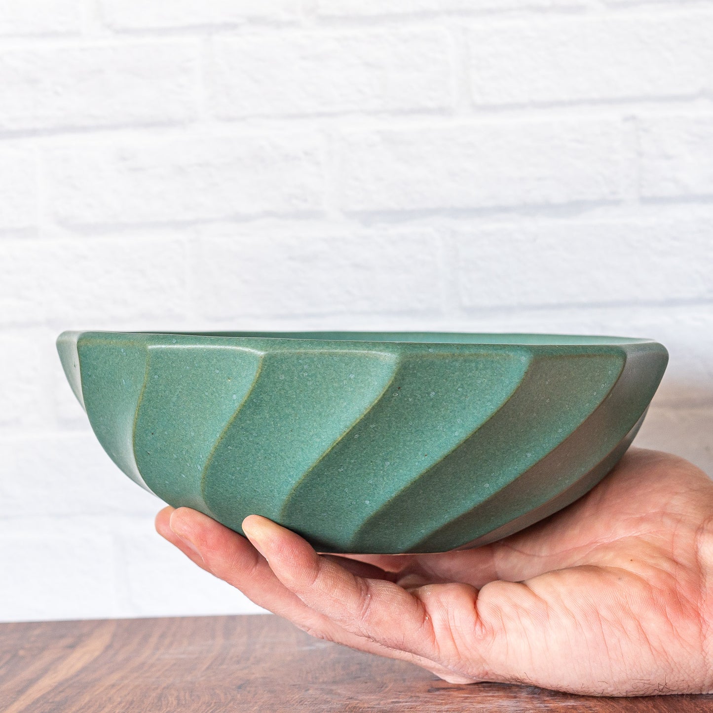 'Jade Matte' Wide Bowl