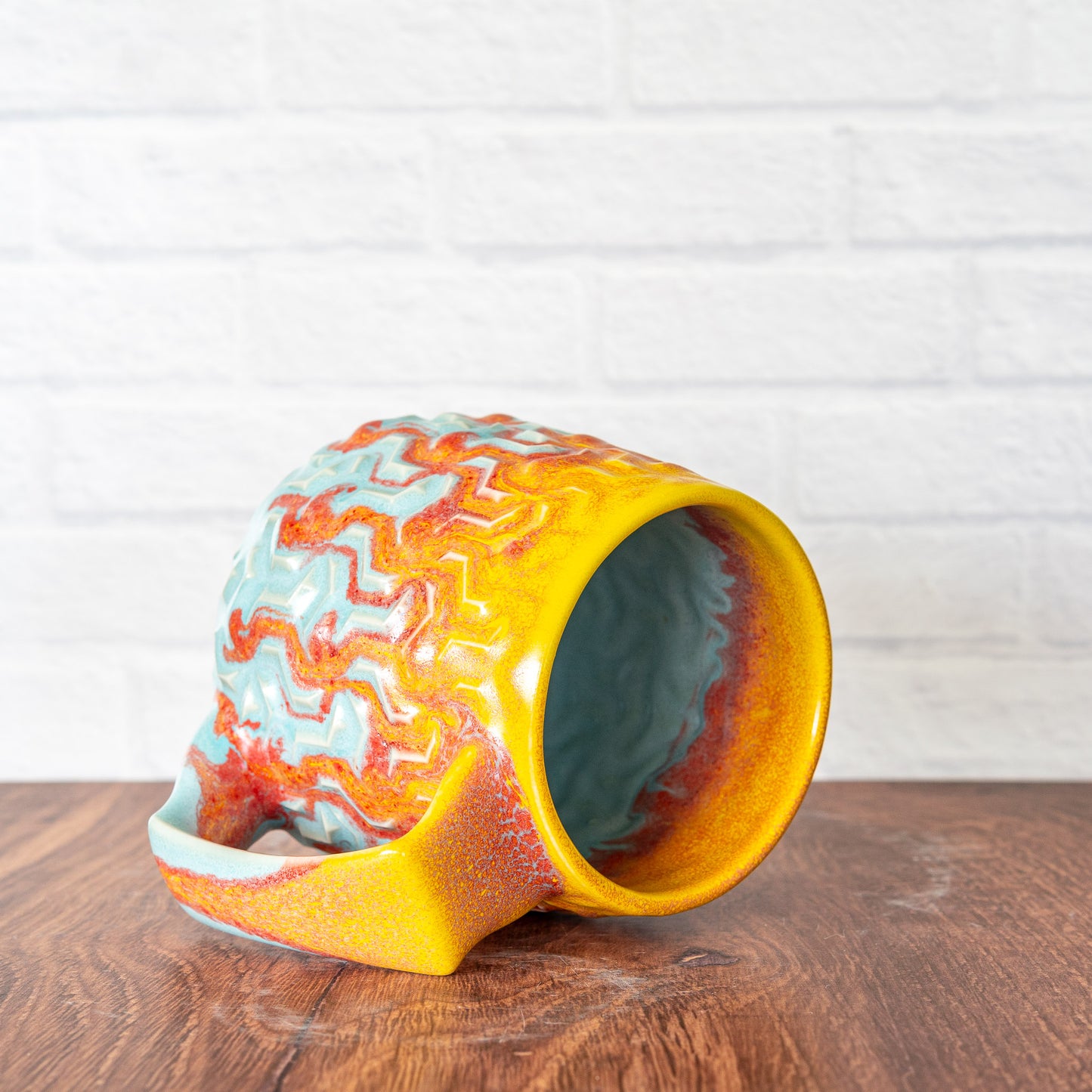 'Fire Coral' - 16oz Triweave Mug