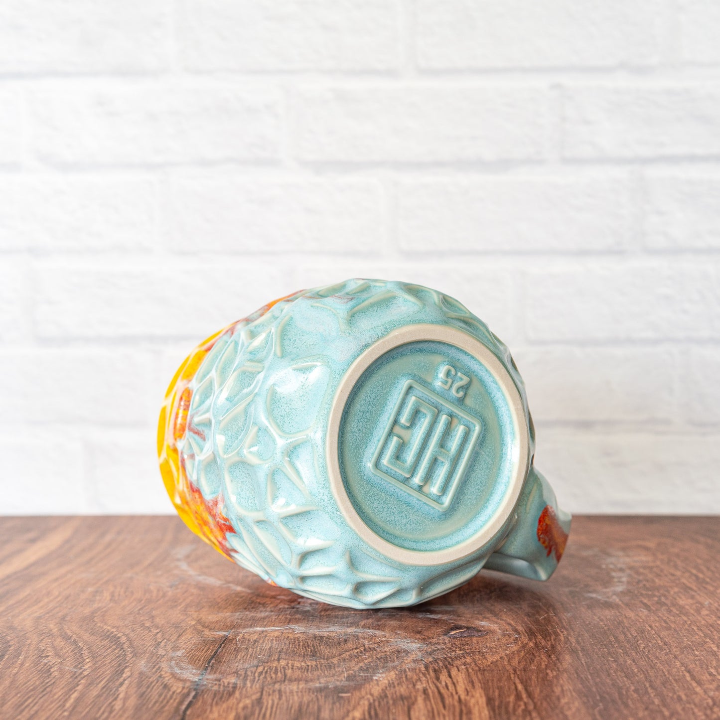 'Fire Coral' - 16oz Voronoi Mug
