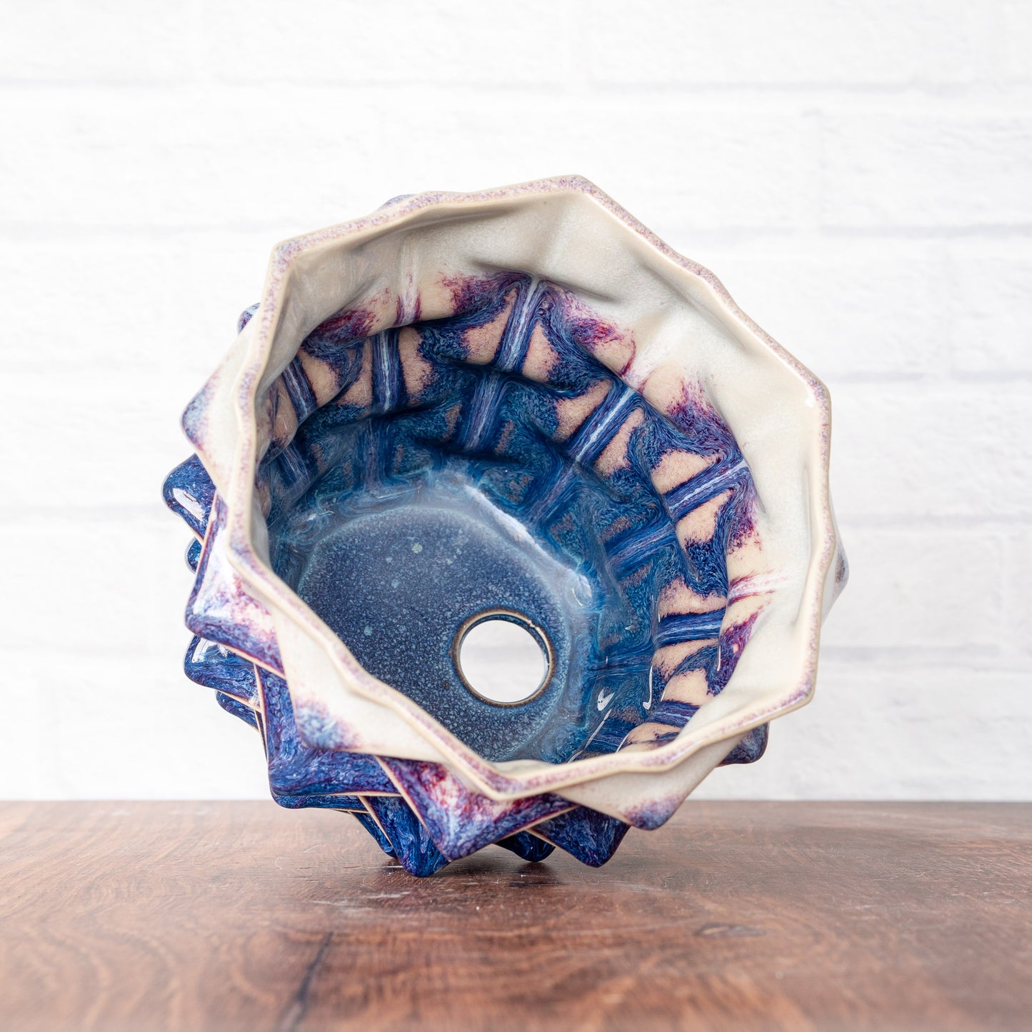 Medium 'Magenta Fire' Cubes Planter