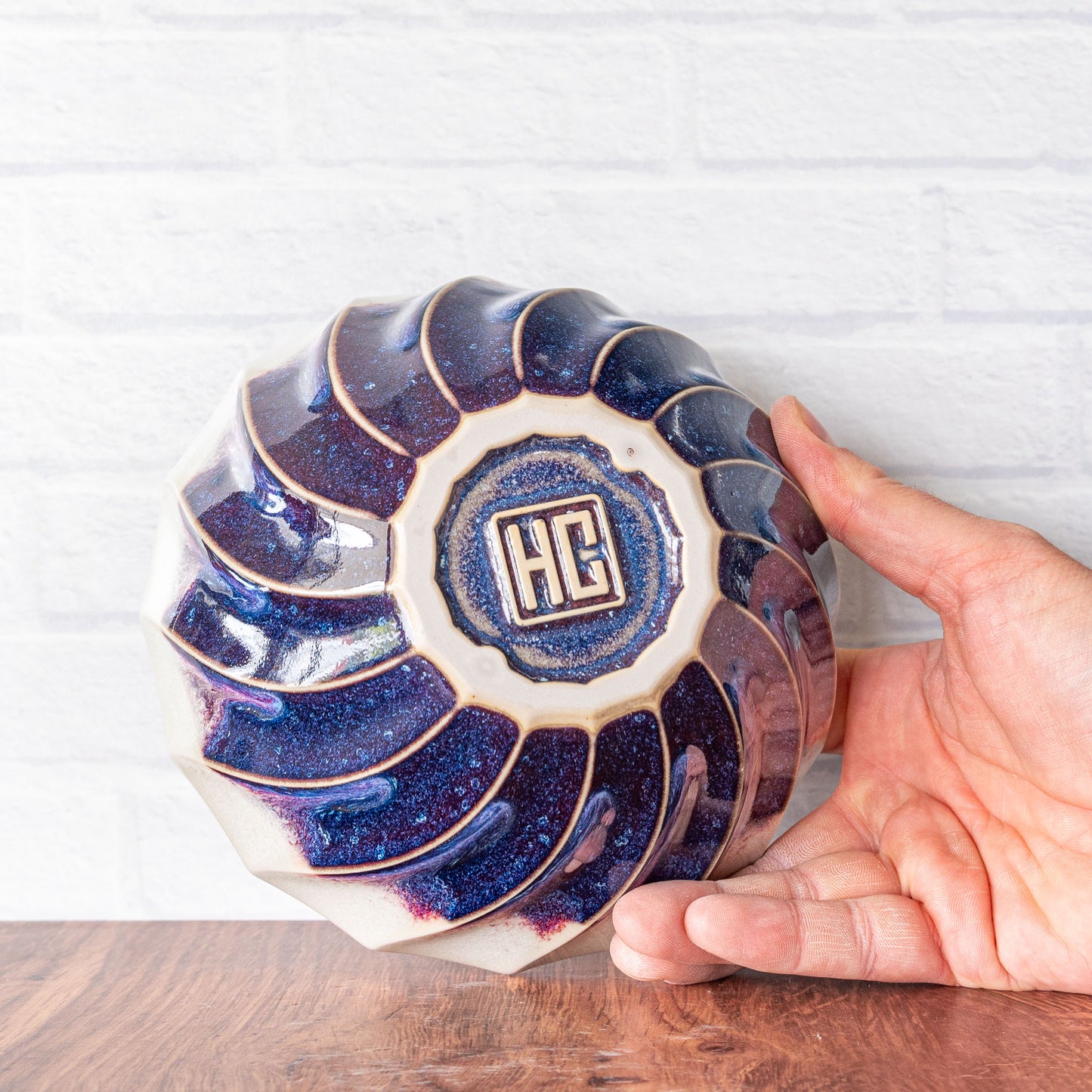 'Magenta Fire' Deep Bowl