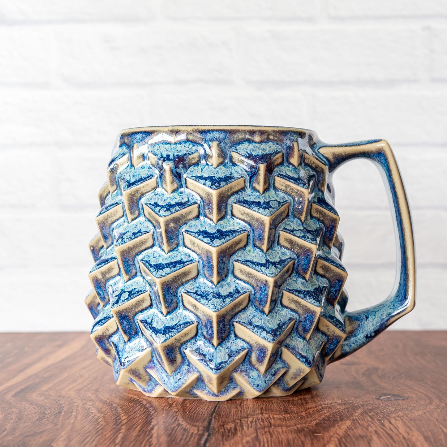 'Riptide' Super Cubes 16oz Mug