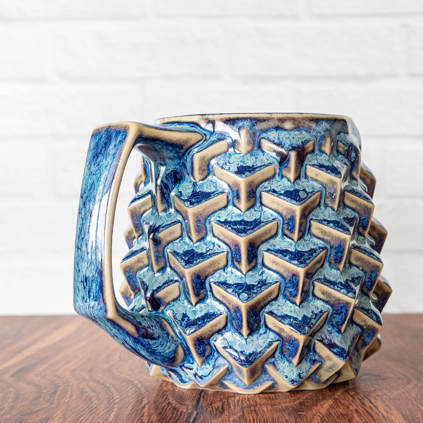 'Riptide' Super Cubes 16oz Mug