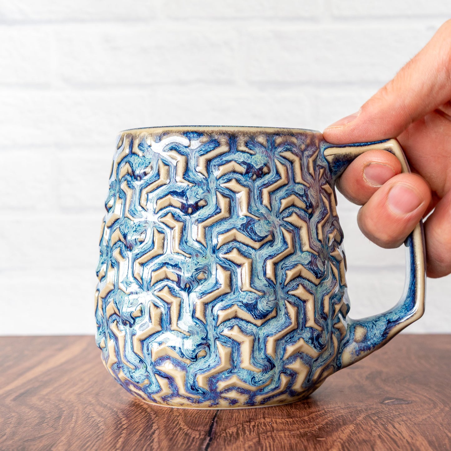 16oz 'Riptide' Triweave Mug