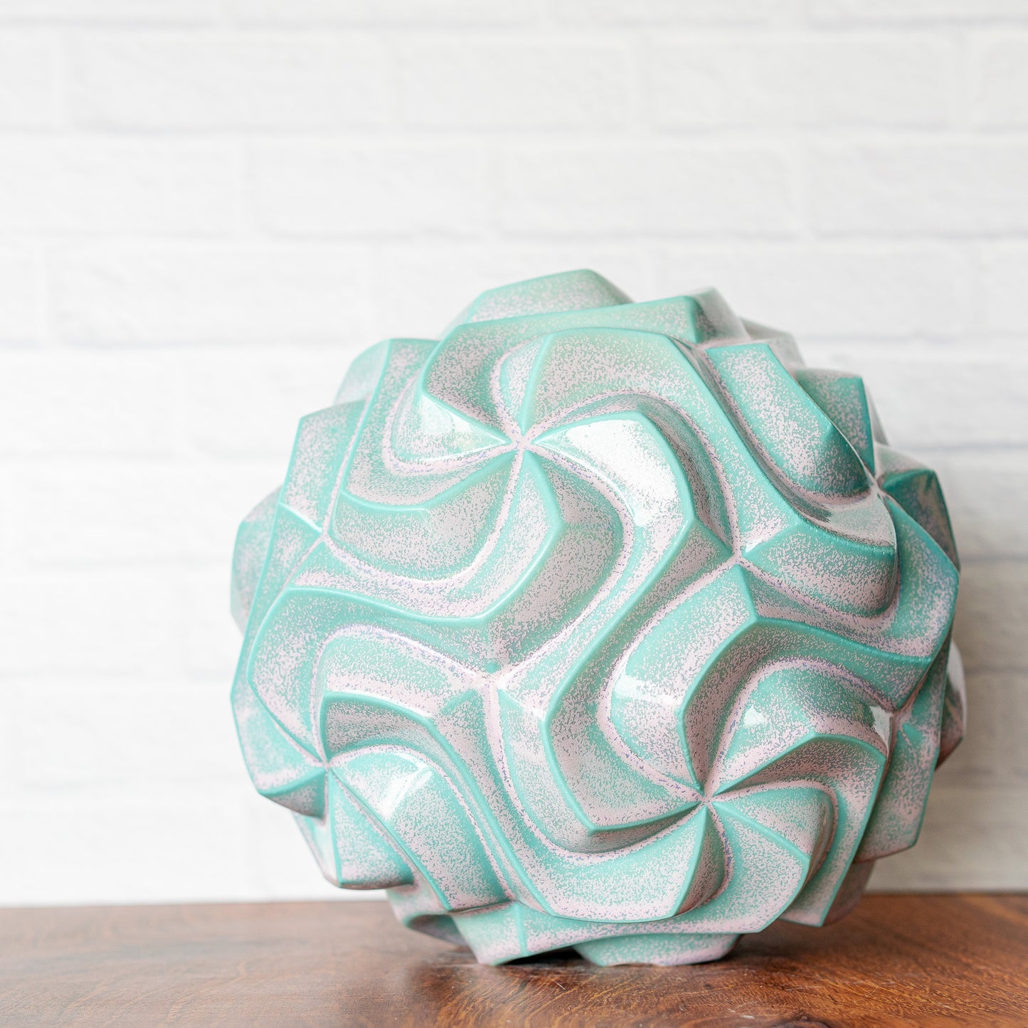 'Miami' Porcelain Spirahedron