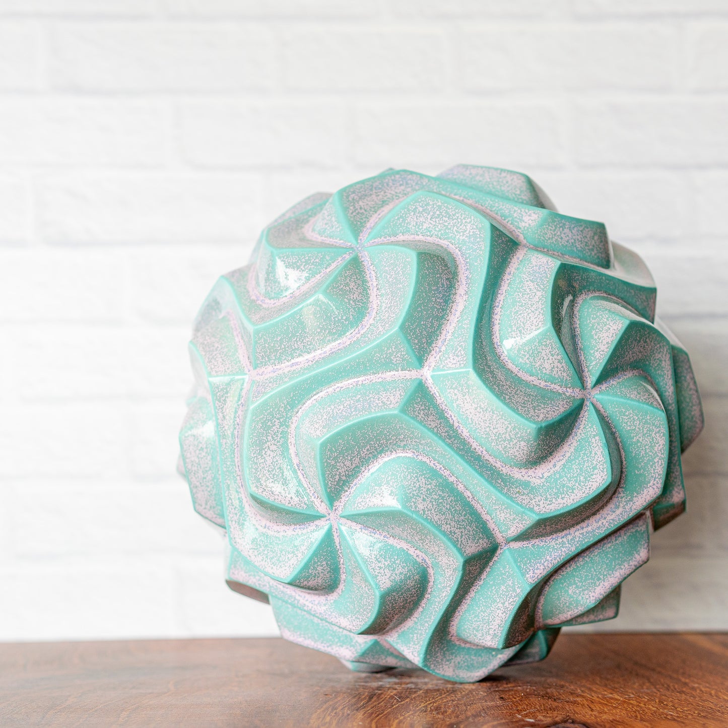 'Miami' Porcelain Spirahedron