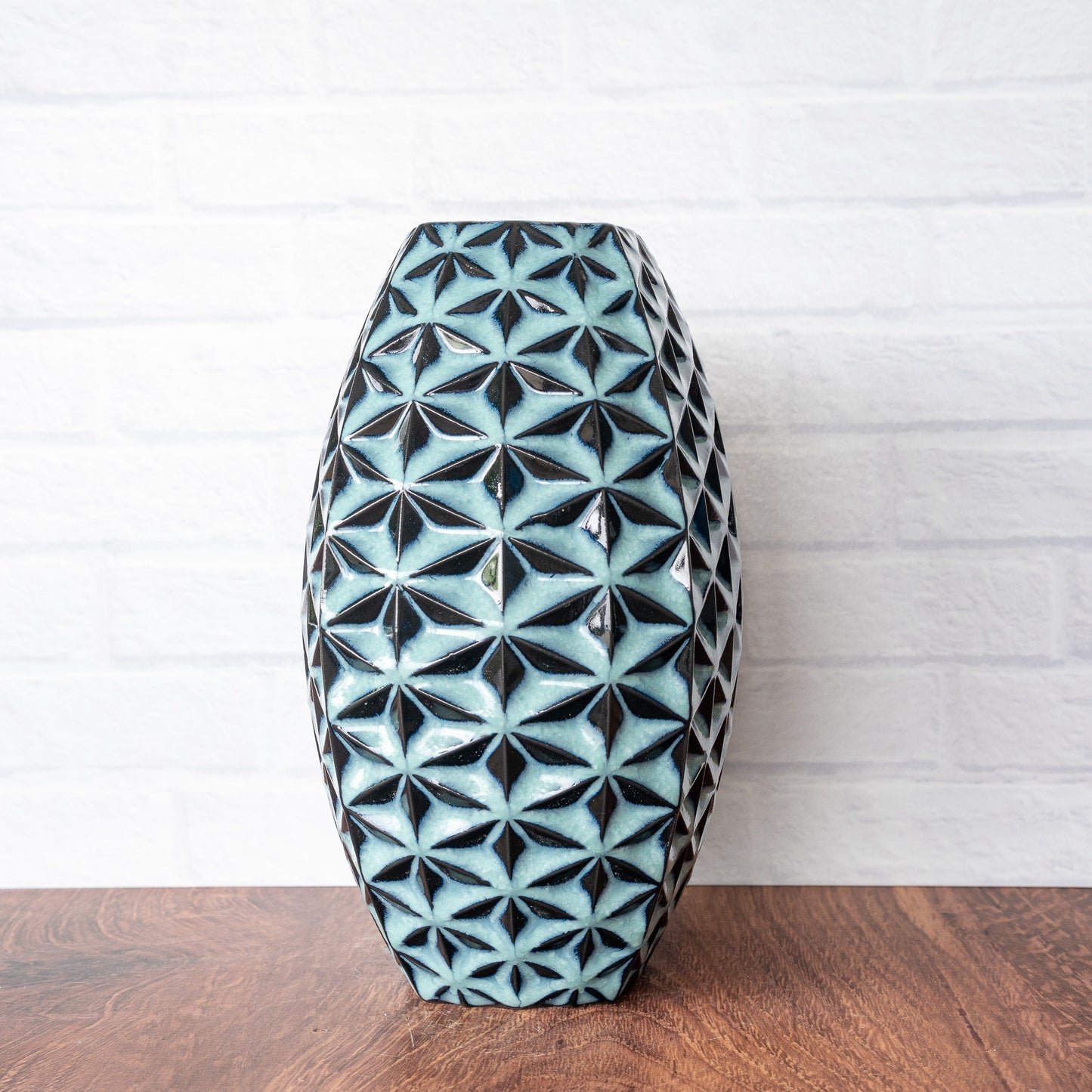 8" Tall 'Midnight Surf' Vase