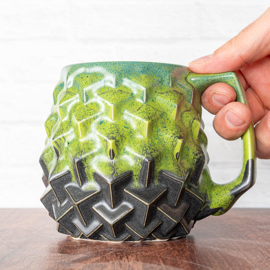 'Green Goblin' Super Cubes 16oz Mug