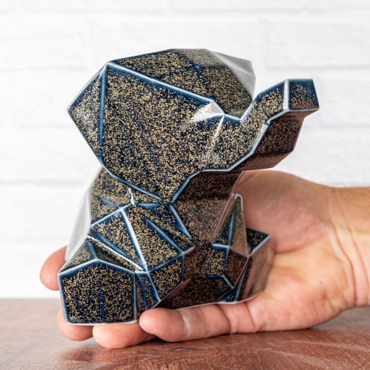 Medium 'Blue Teadust' Elephant