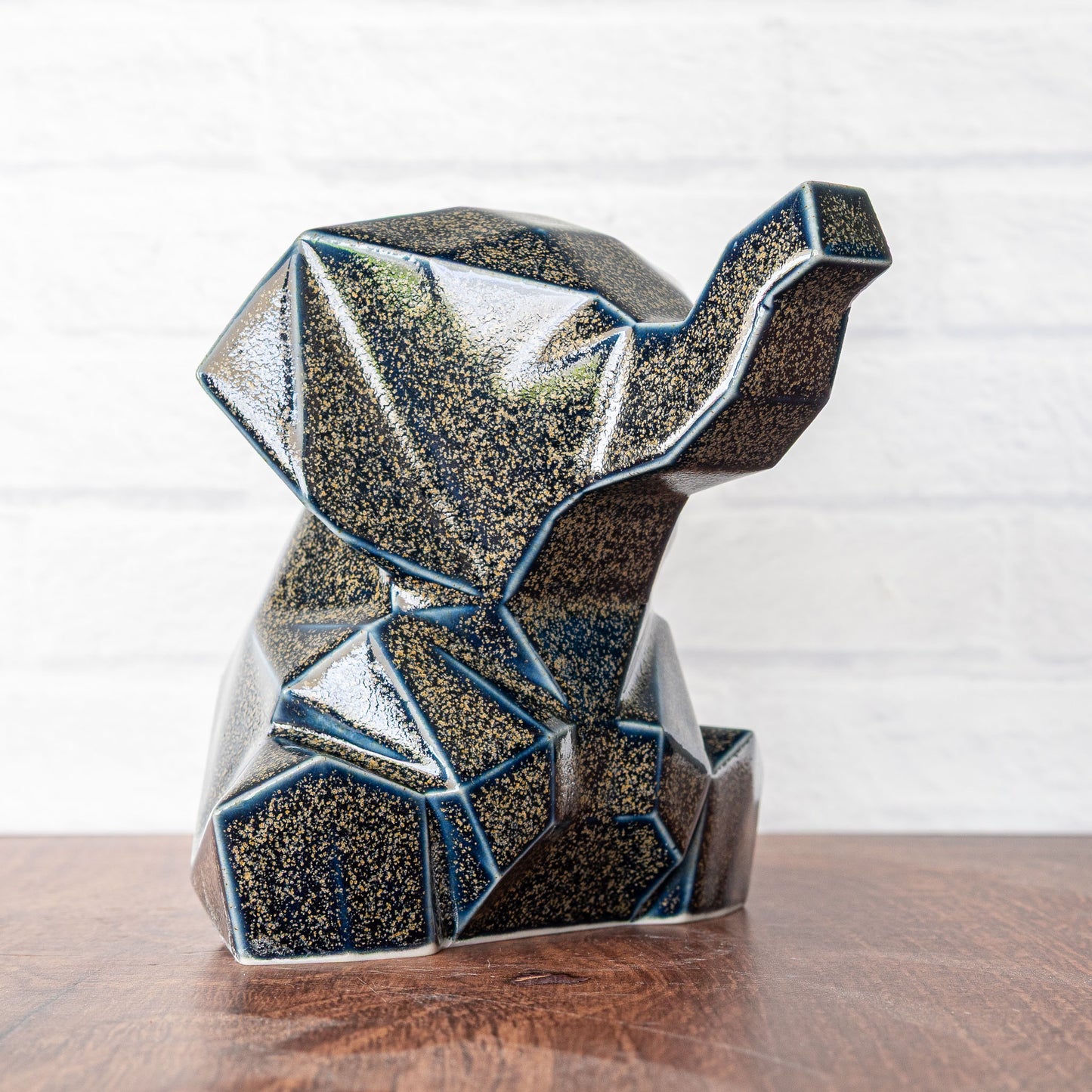 Medium 'Blue Teadust' Elephant