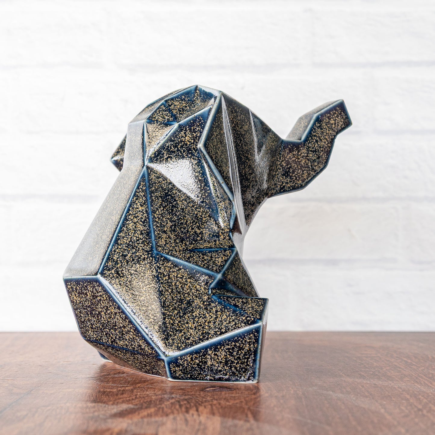 Medium 'Blue Teadust' Elephant