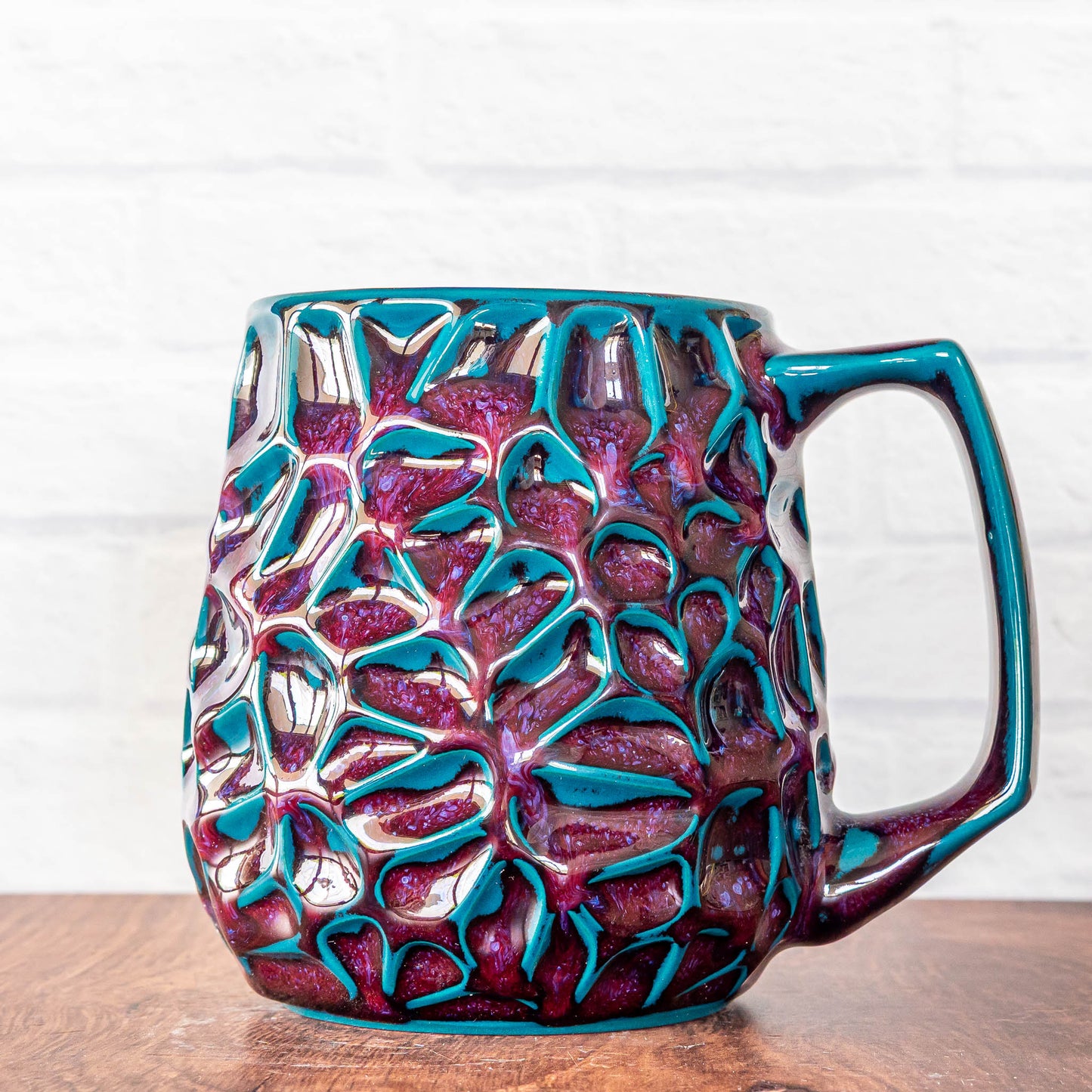 'Dragon Blood' Voronoi 16oz Mug