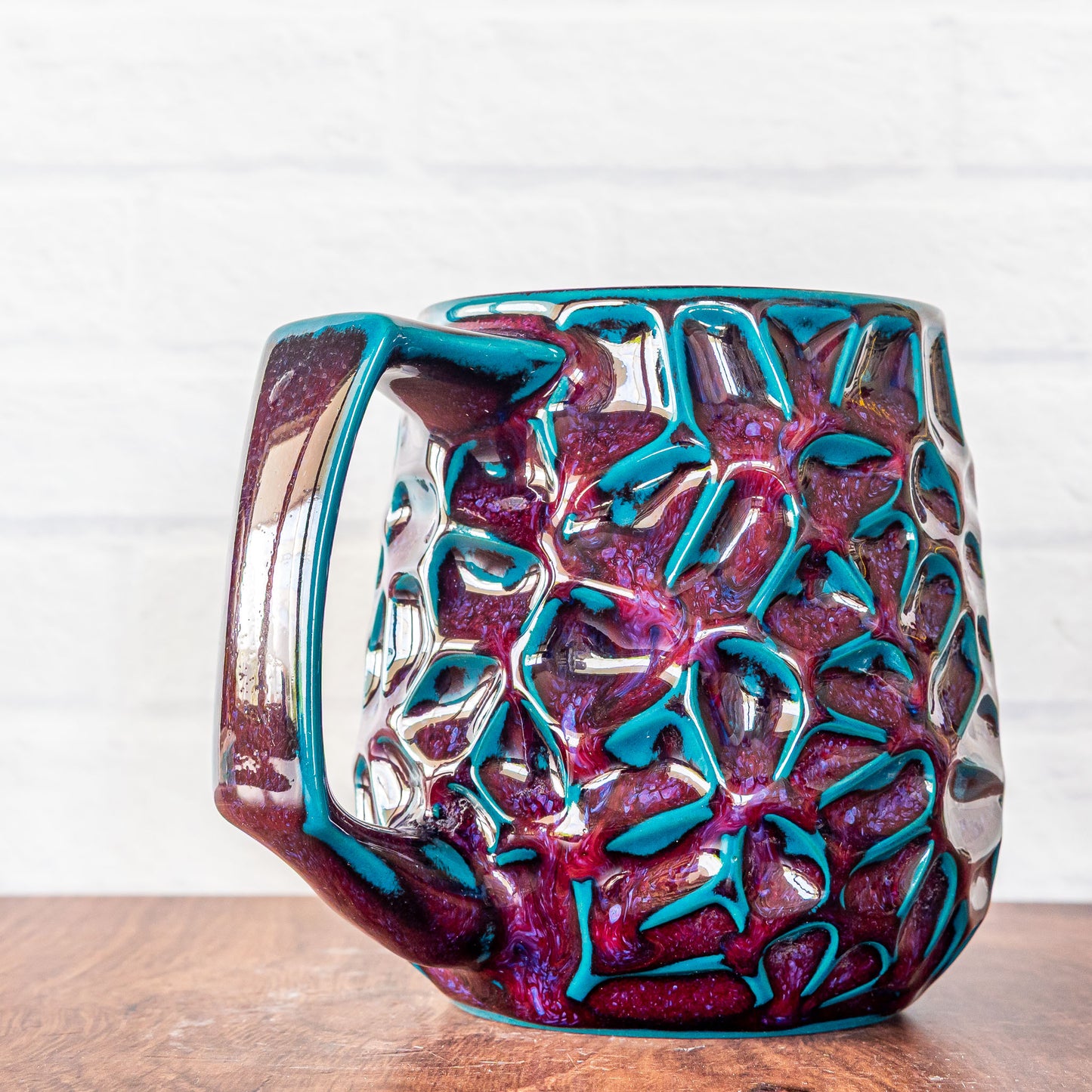 'Dragon Blood' Voronoi 16oz Mug