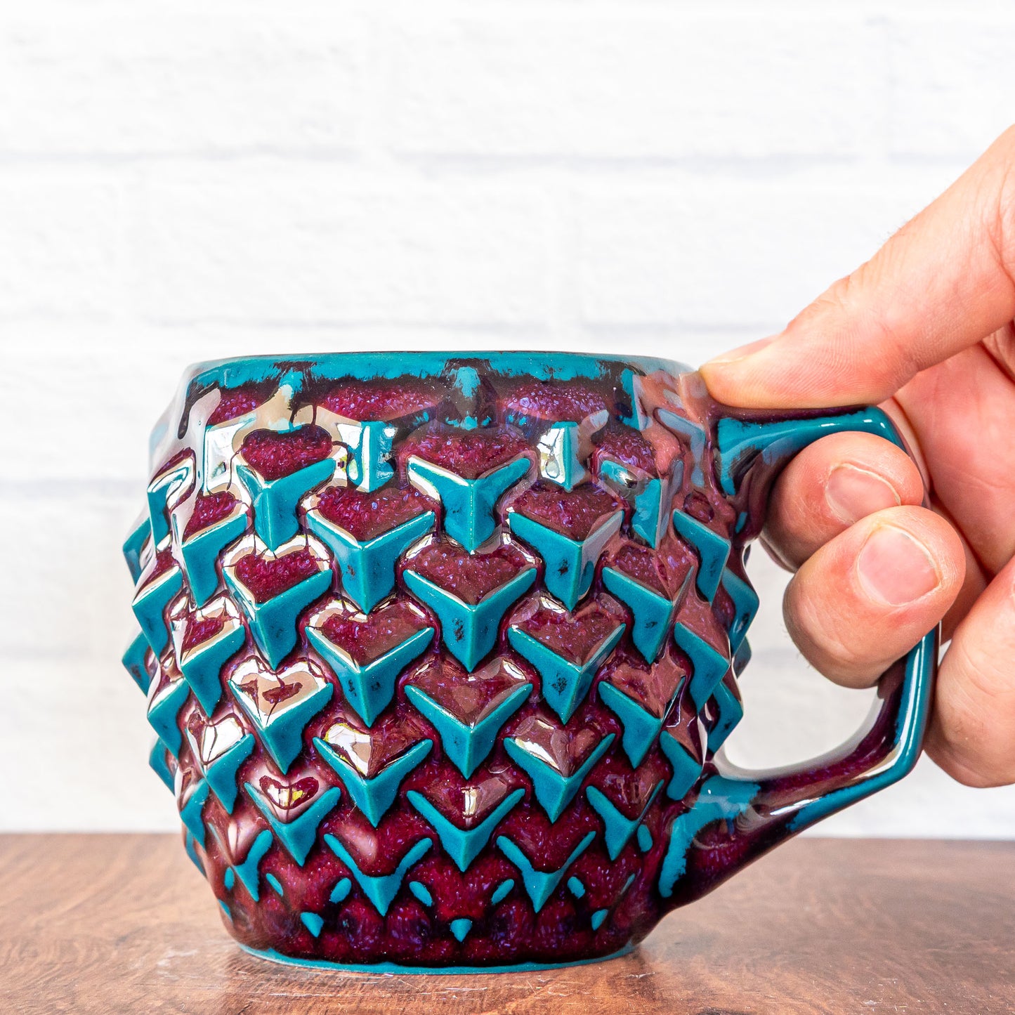 12oz 'Dragons Blood' Cubes Mug