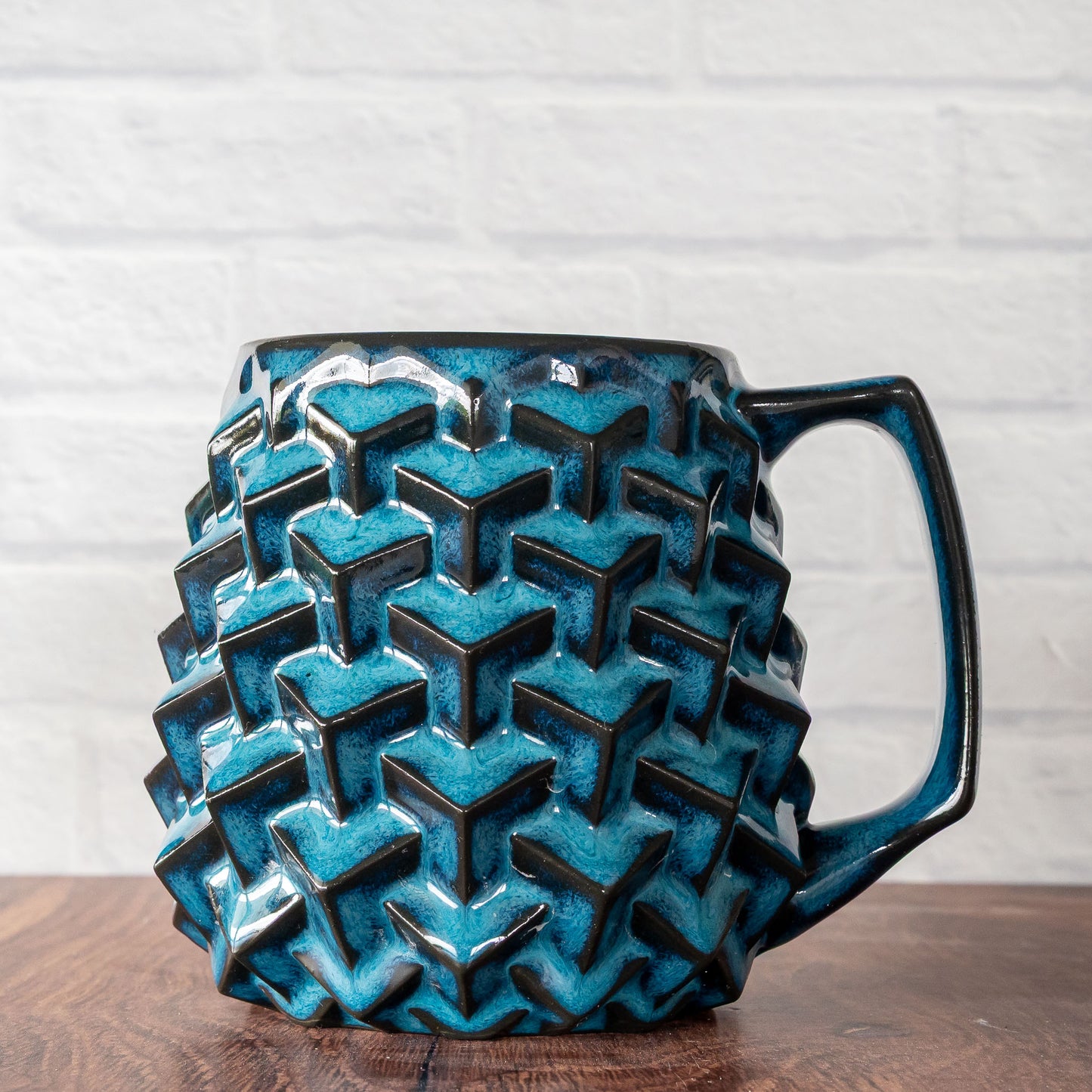 'Midnight Surf' Super Cubes 16oz Mug