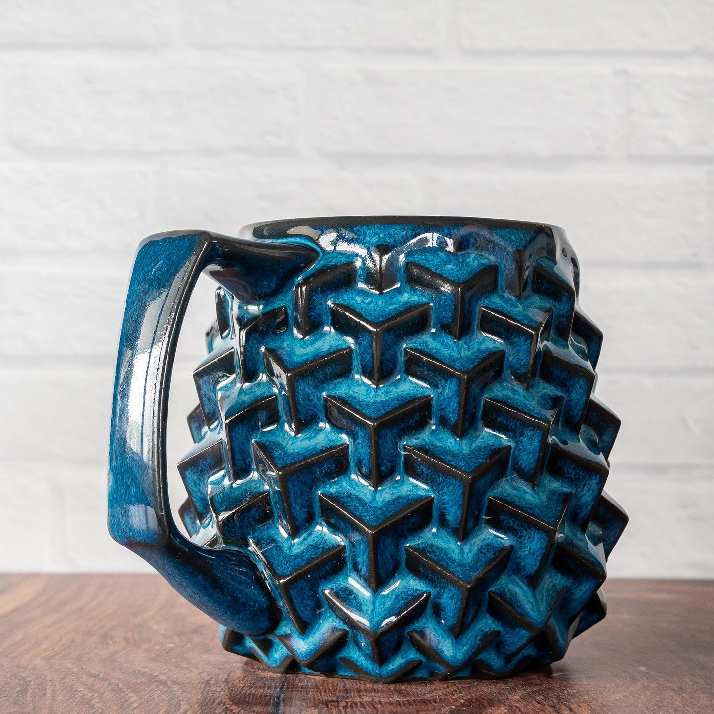 'Midnight Surf' Super Cubes 16oz Mug