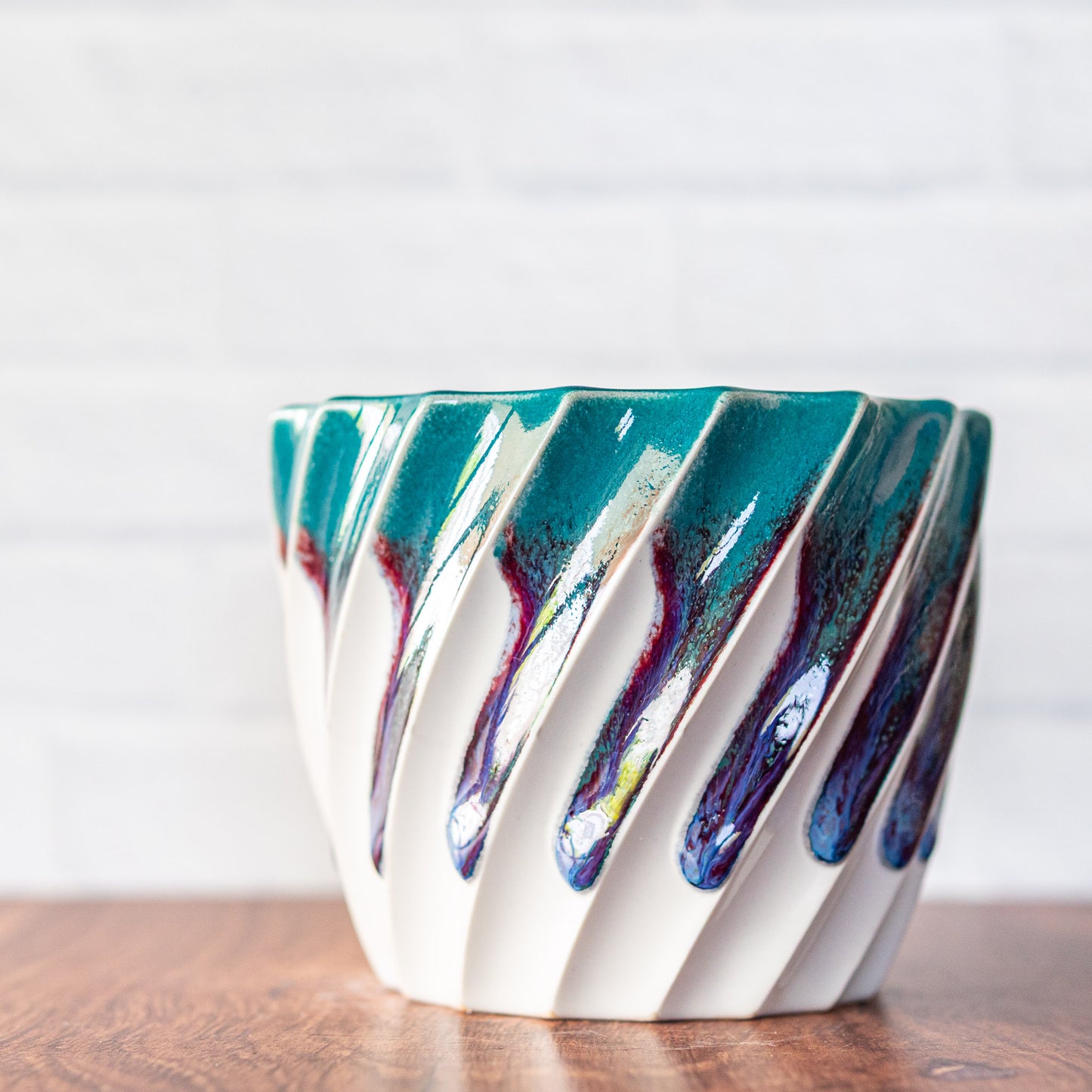 #121 - 4.5" Twist Short Planter