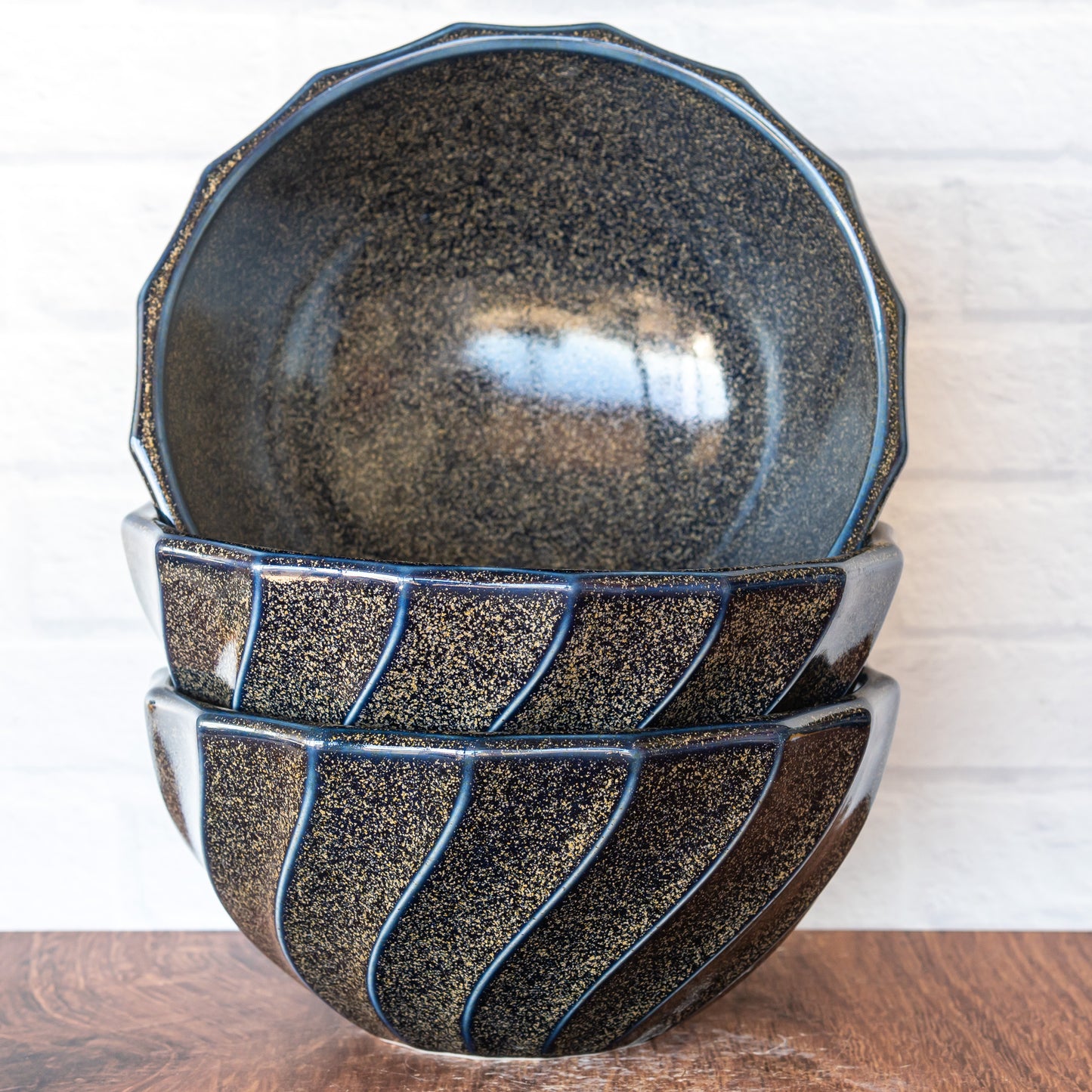 'Blue Teadust' Deep Bowl