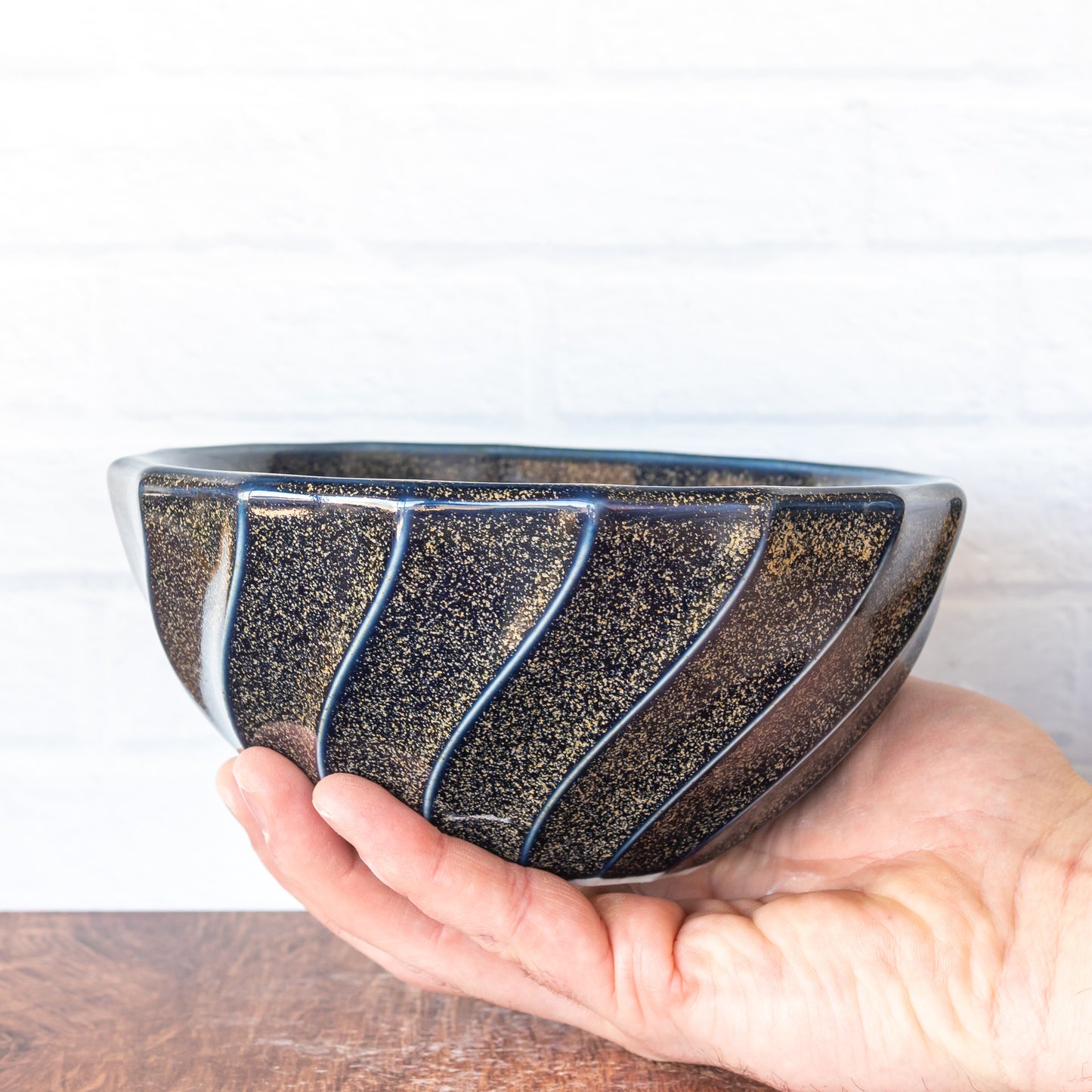 'Blue Teadust' Deep Bowl