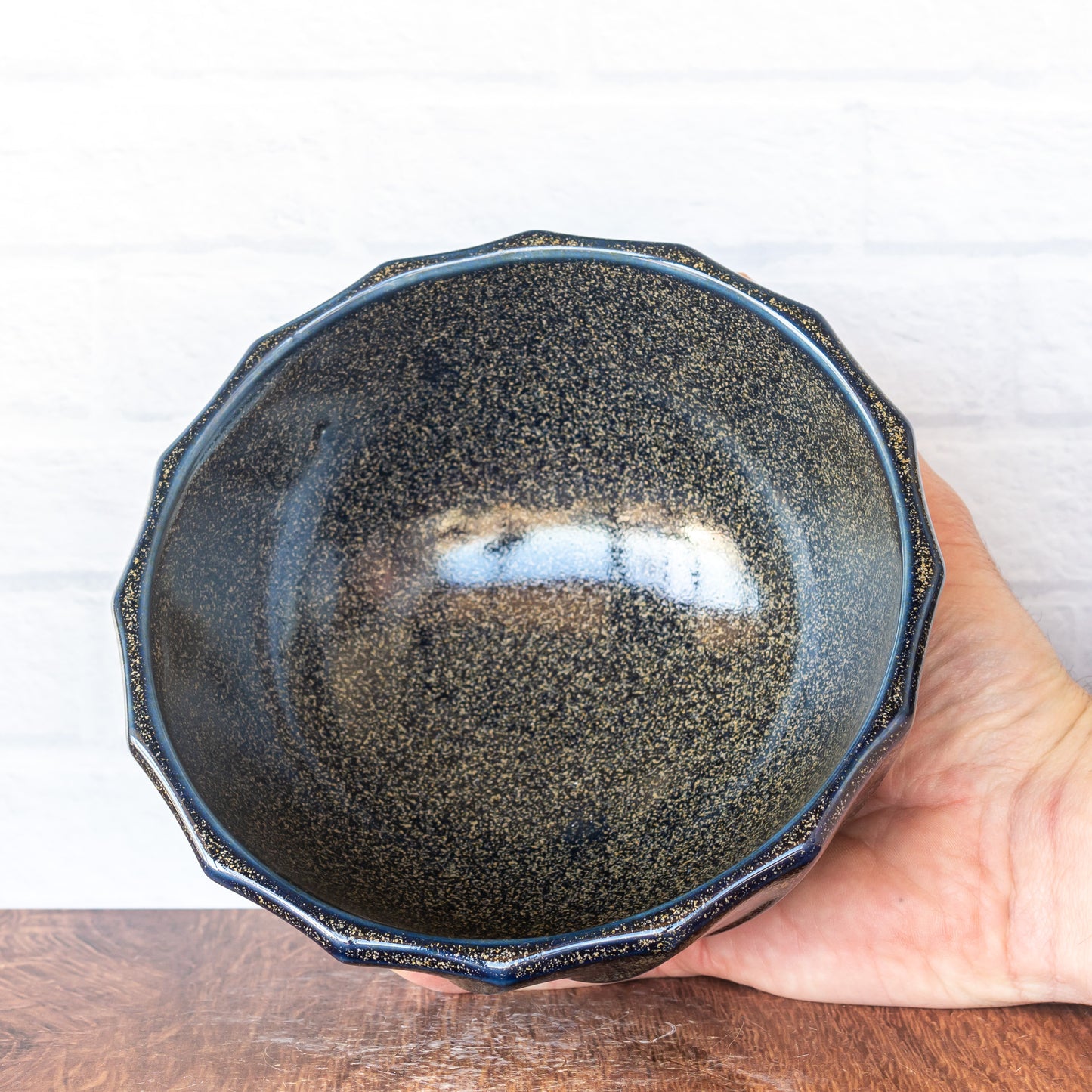 'Blue Teadust' Deep Bowl