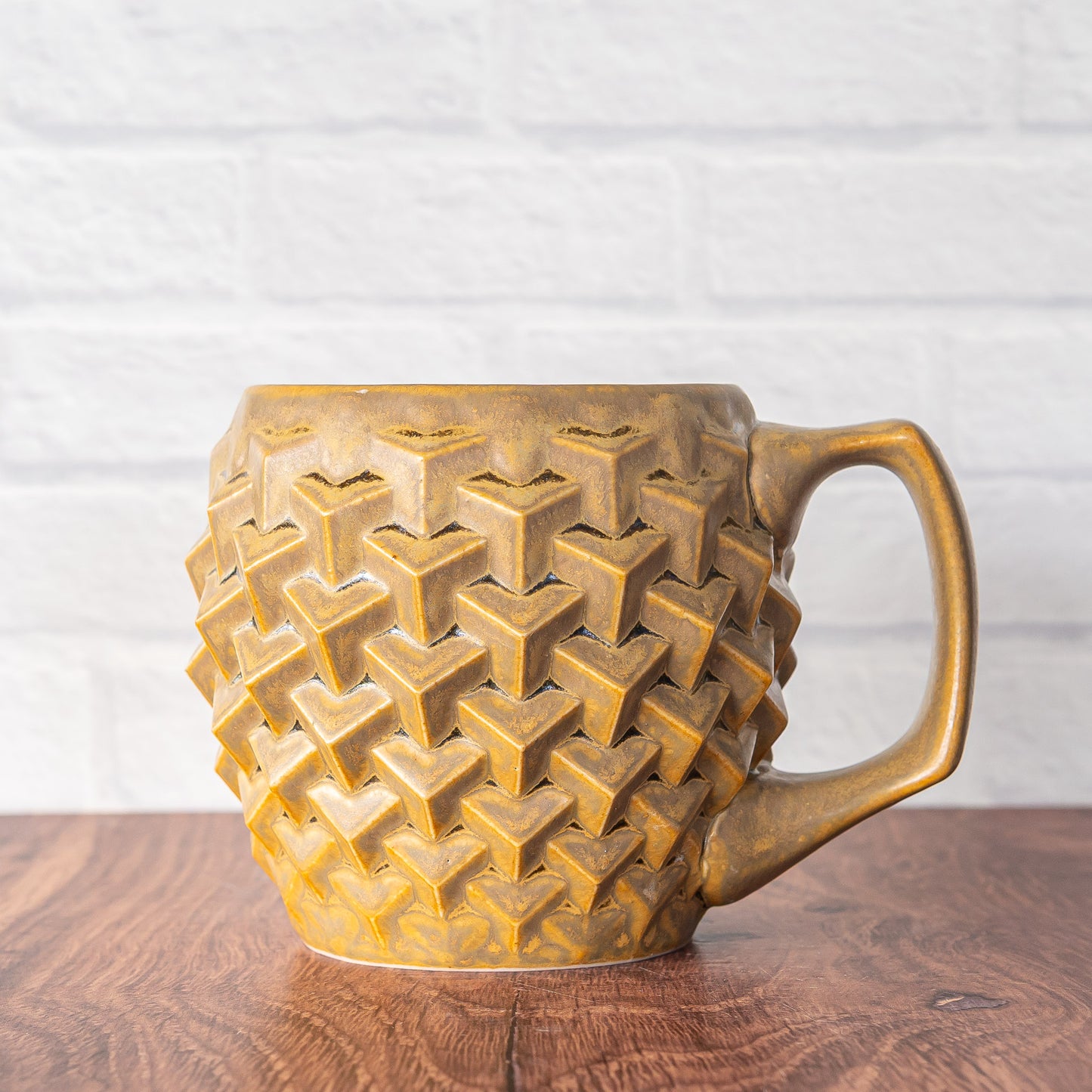 12oz 'Sandstone' Cubes Mug