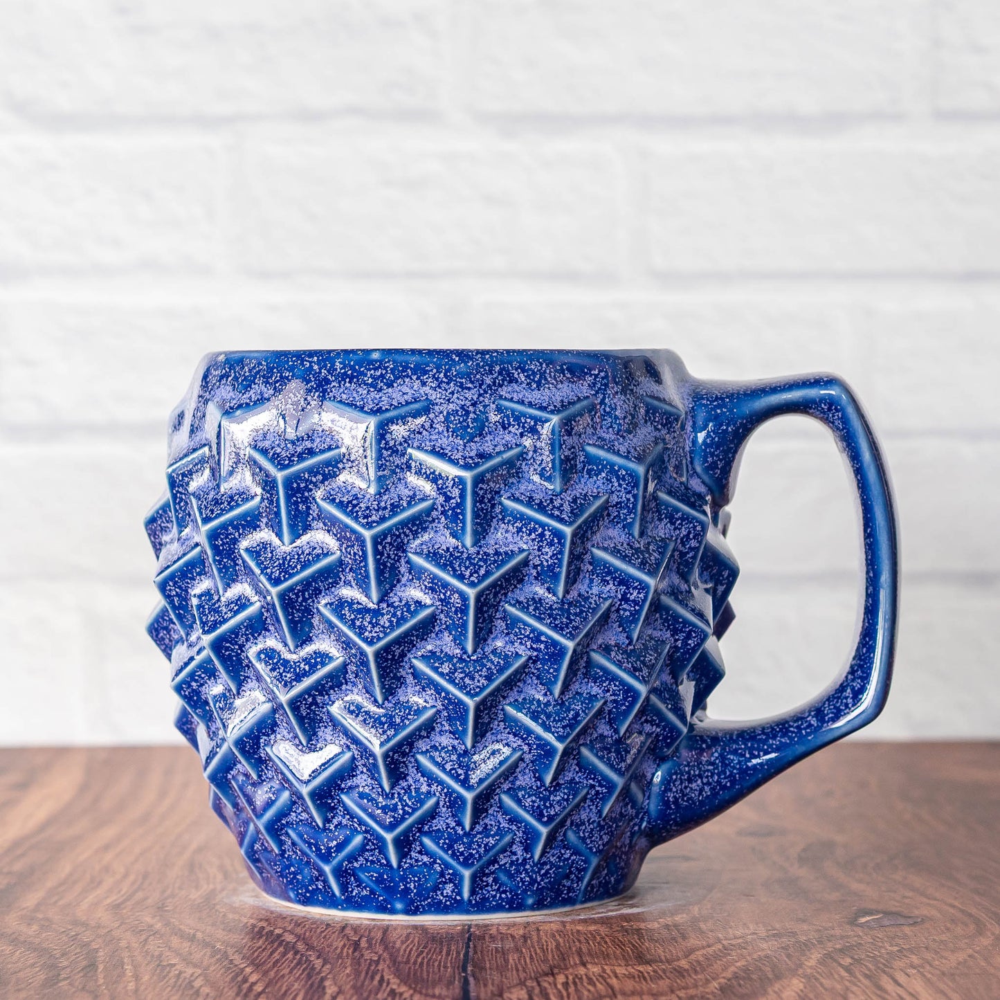 12oz 'Lavender Teadust' Cubes Mug