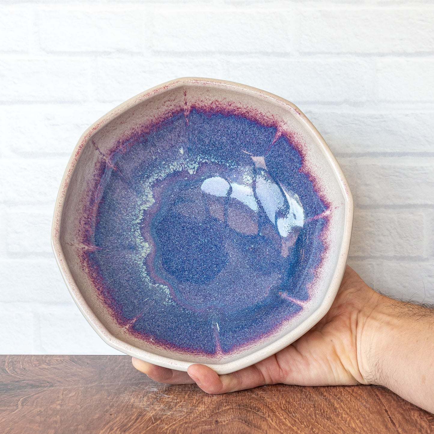 'Magenta Fire' Wide Bowl
