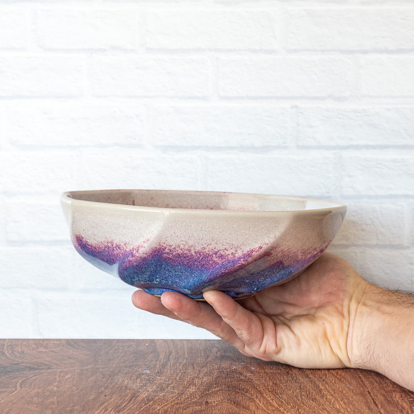 'Magenta Fire' Wide Bowl