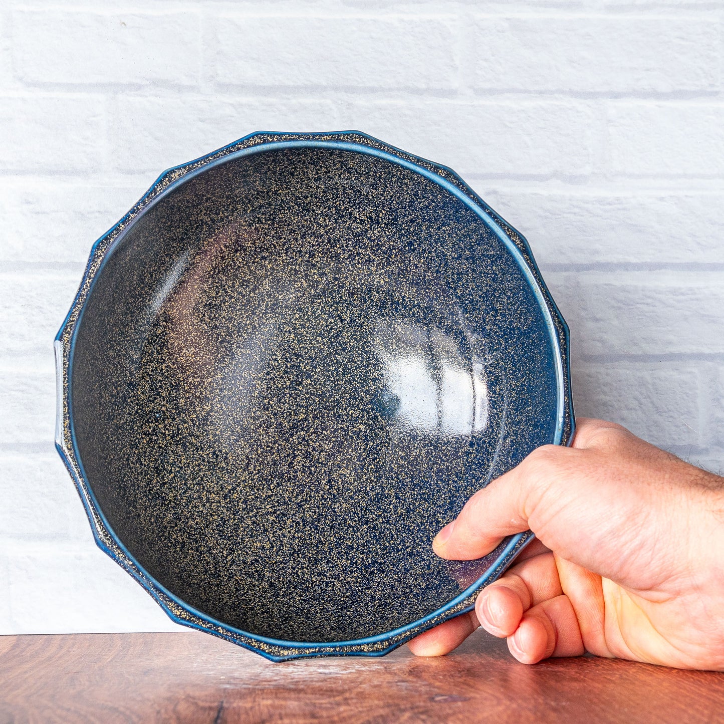 'Blue Teadust' Wide Bowl