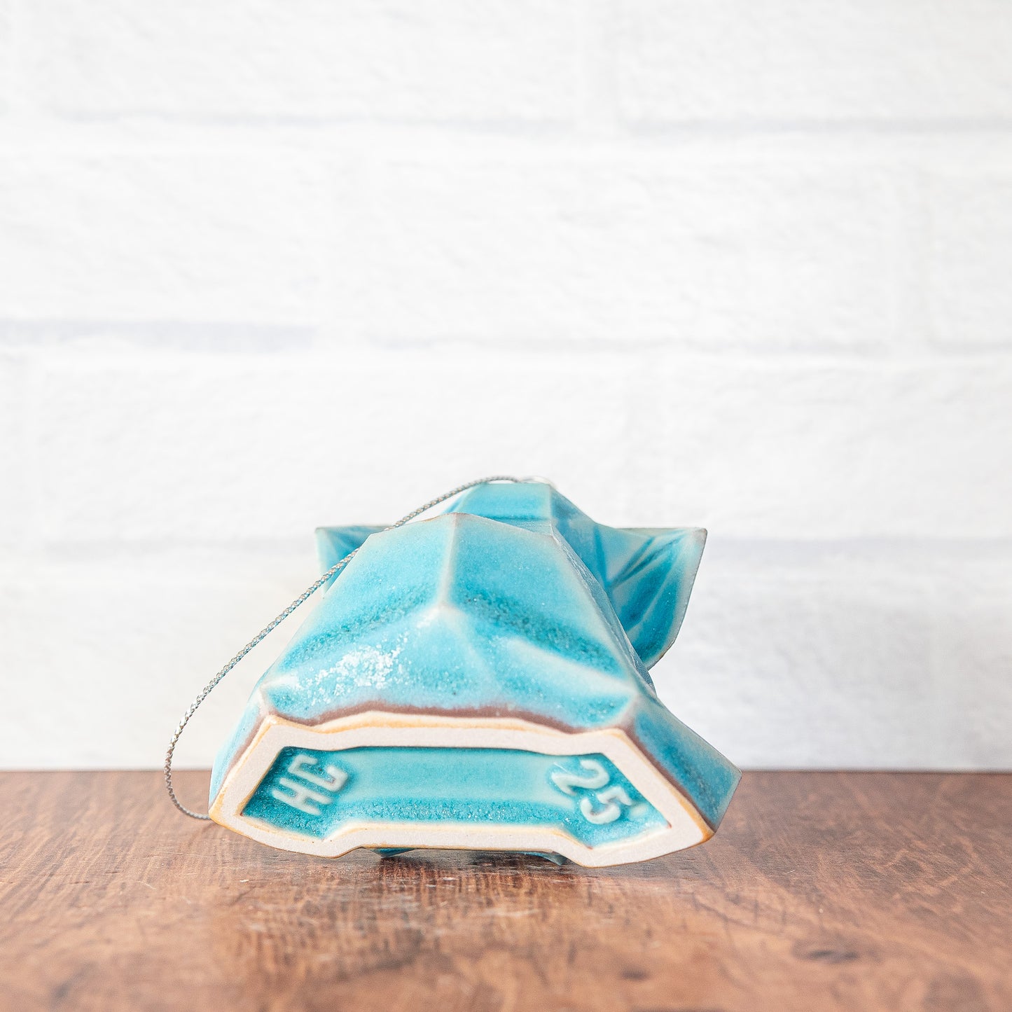 'Electric Blue' Elephant Ornament