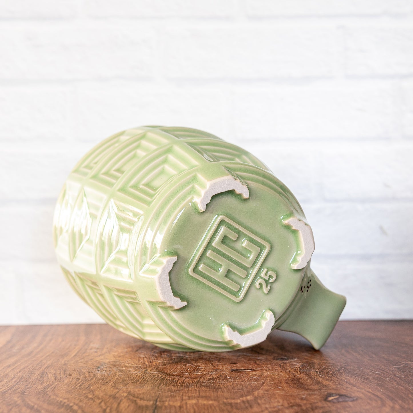 20oz 'Green Celadon' Squares Mug