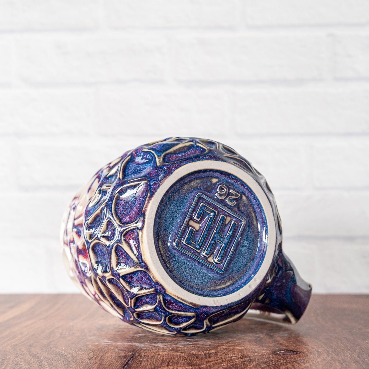 'Magenta Fire' Voronoi 16oz Mug