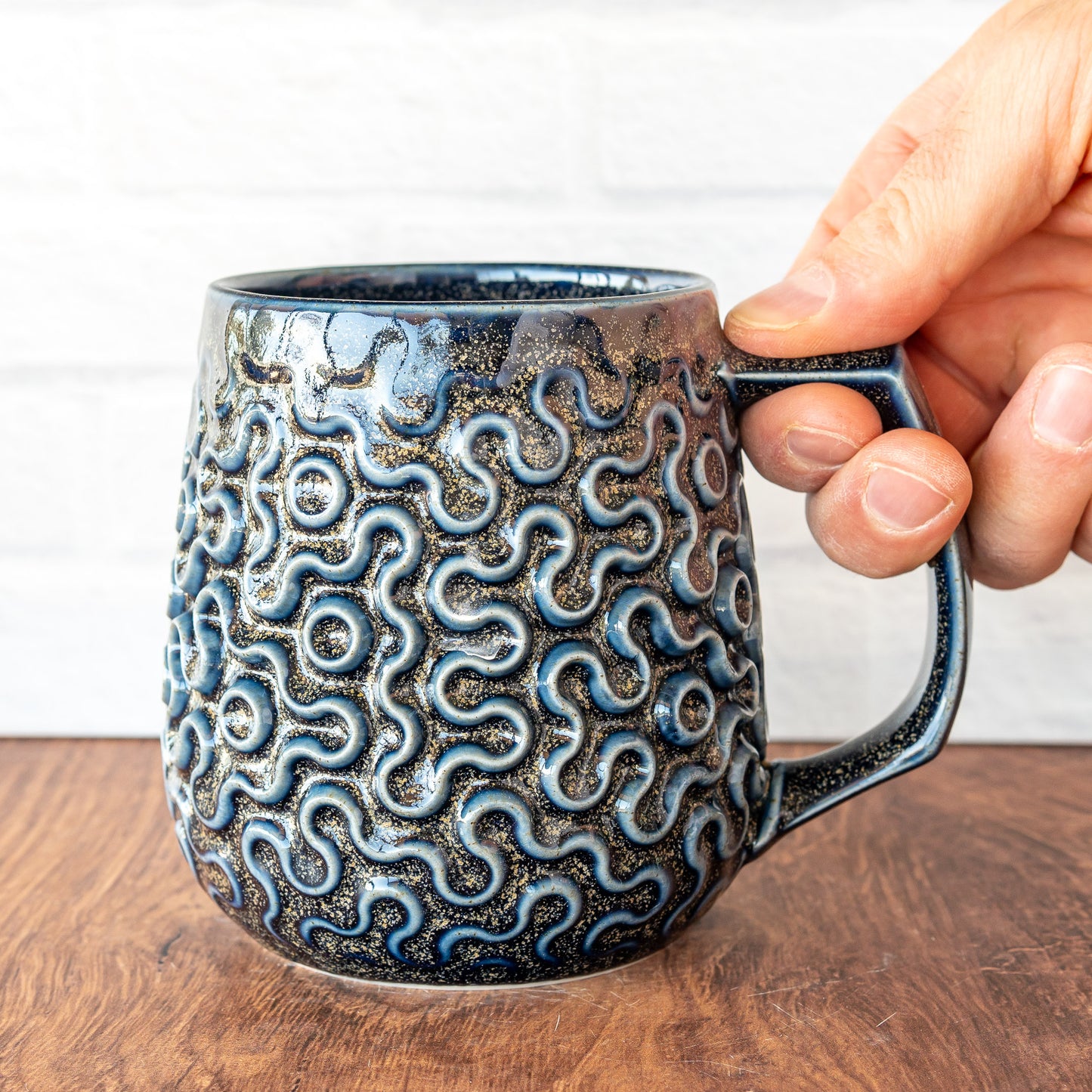 16oz Brain 'Blue Teadust' Mug