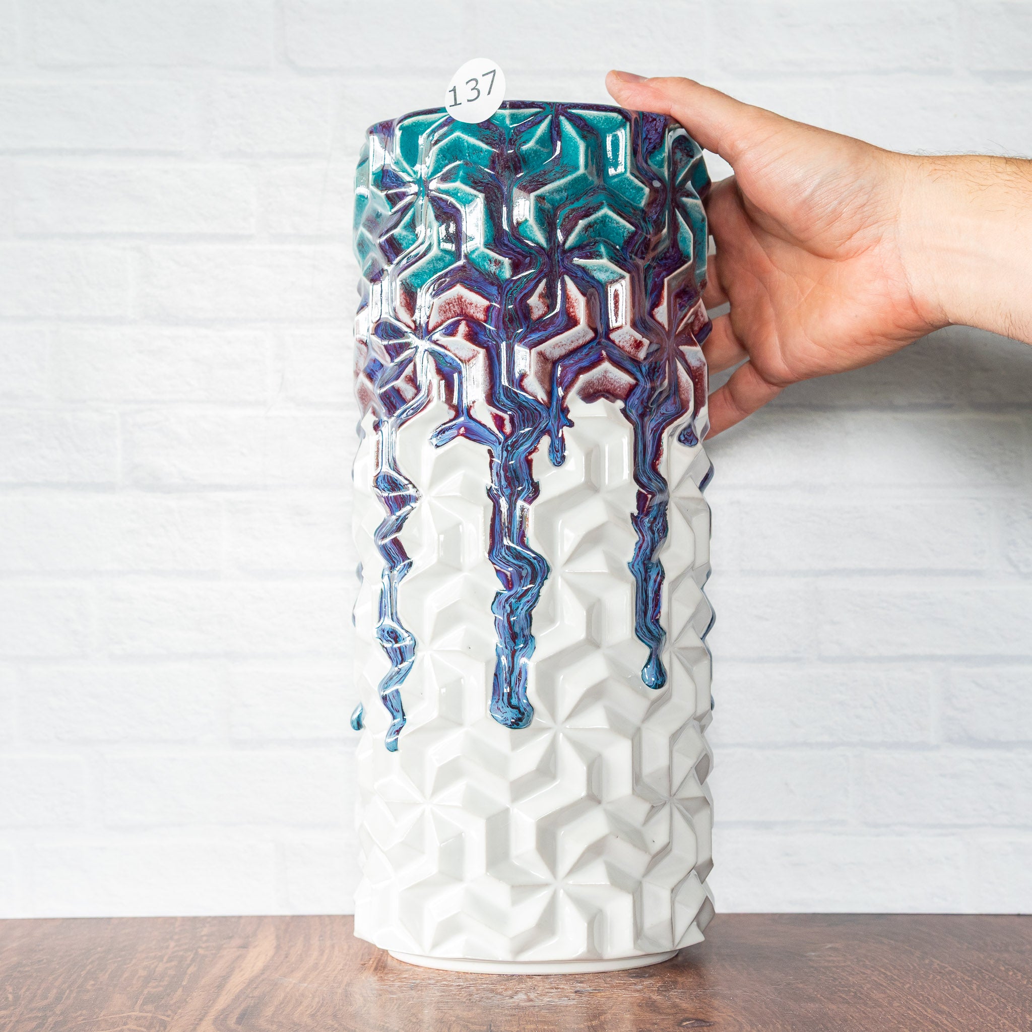 #137 - Tall Triweave Vase
