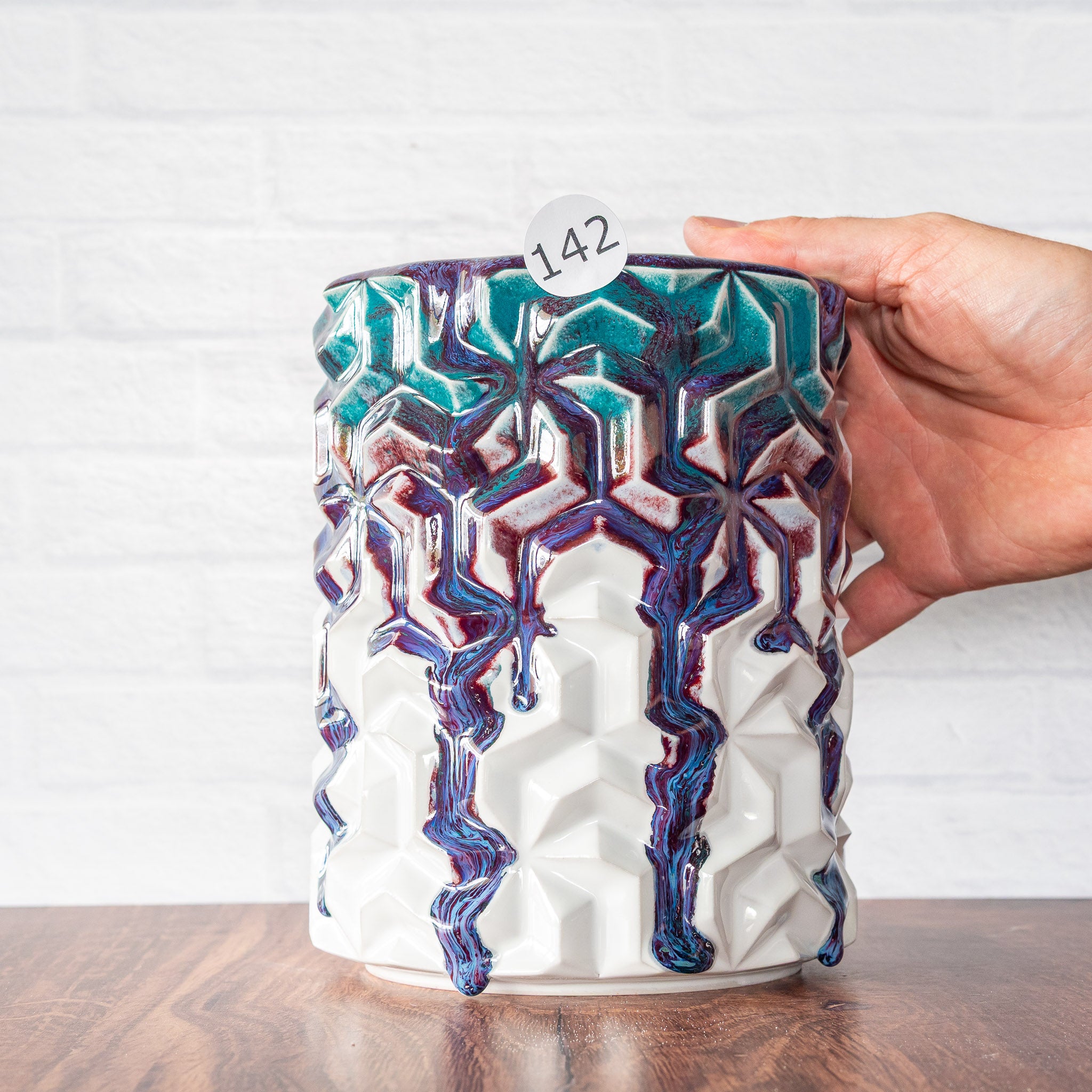 #142 - Short Triweave Vase