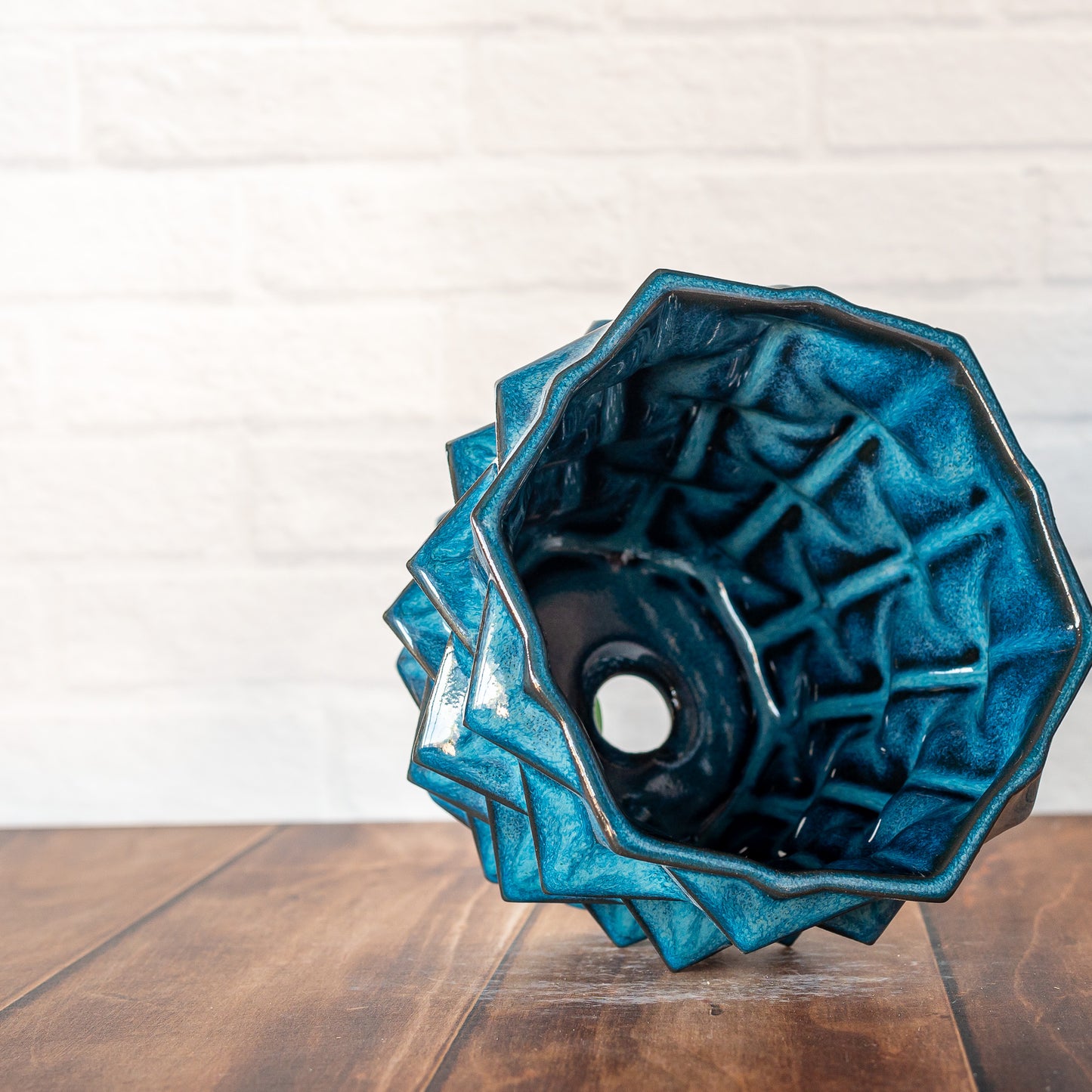Medium 'Midnight Surf' Cubes Planter