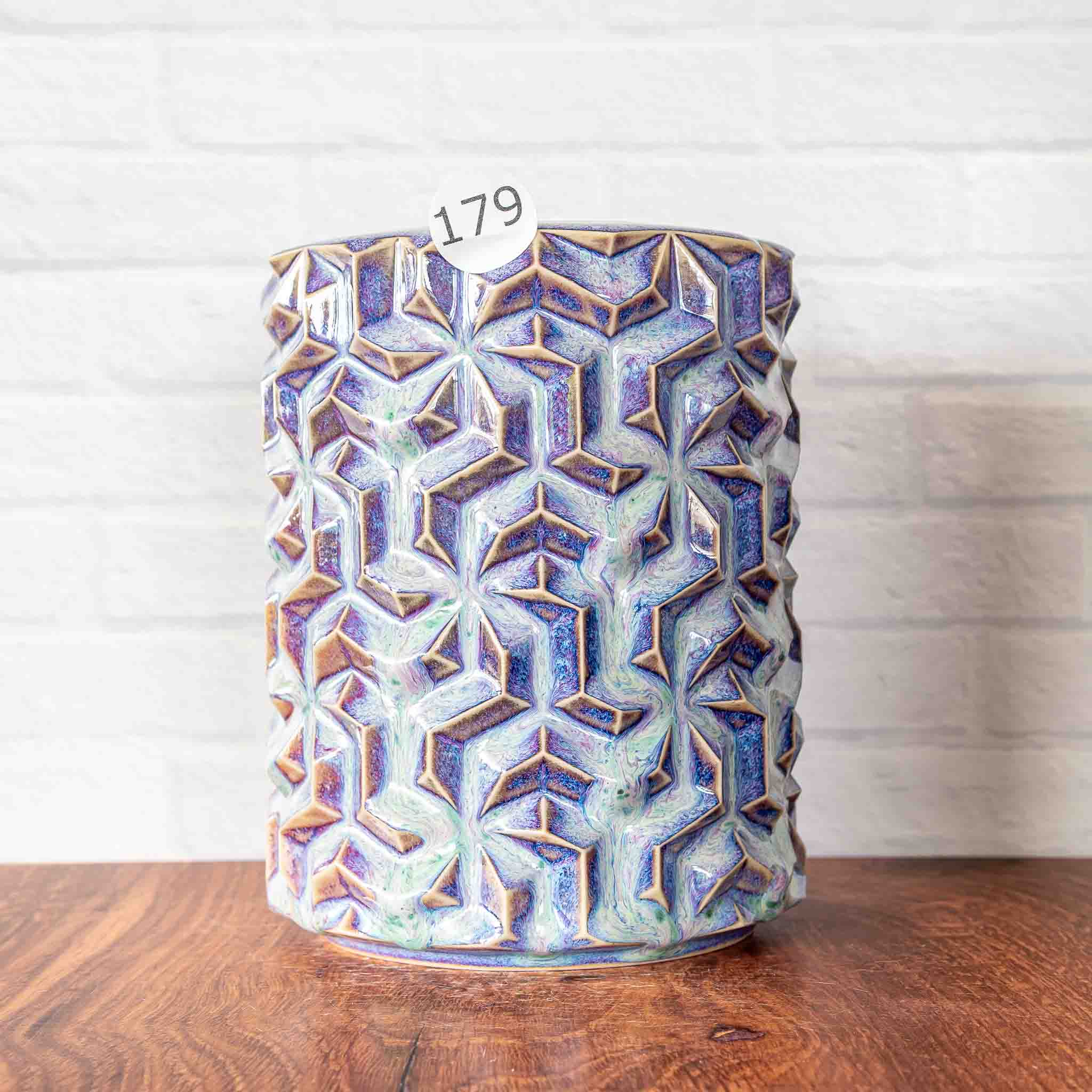 #179 - Short Triweave Vase