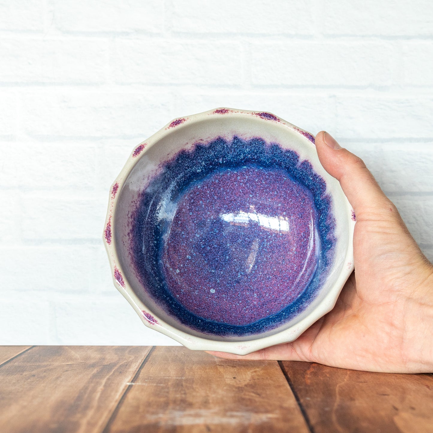 'Purple Celadon' 17oz Mug