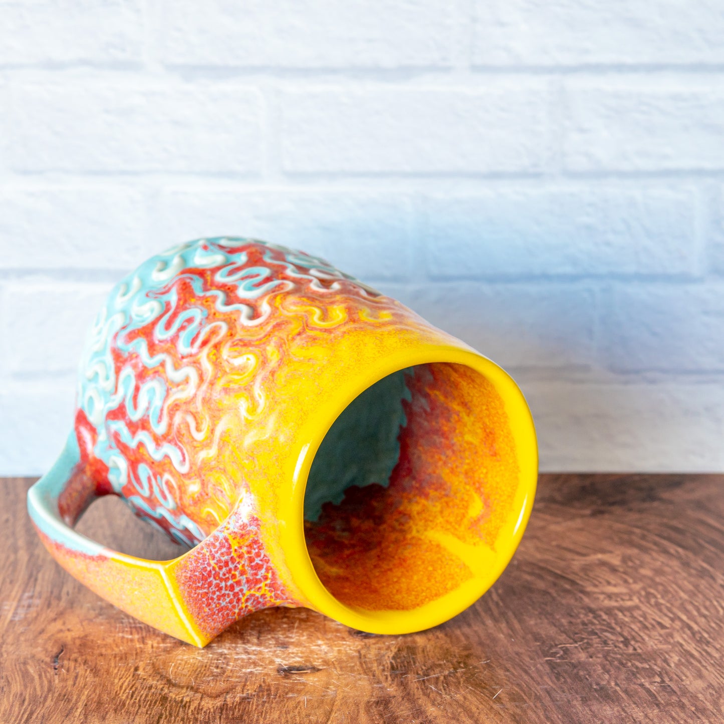 'Fire Coral' 23oz Mug