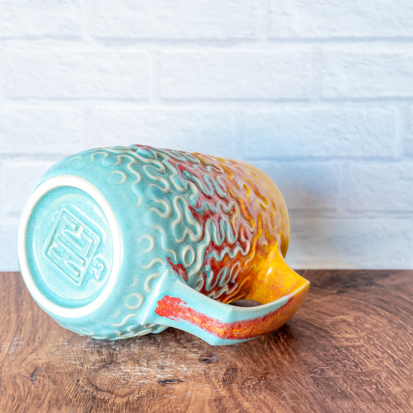'Fire Coral' 23oz Mug
