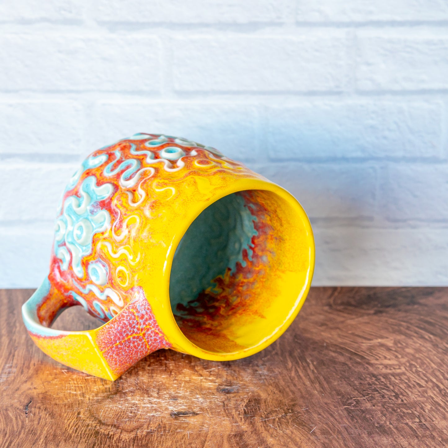 'Fire Coral' 16oz Mug
