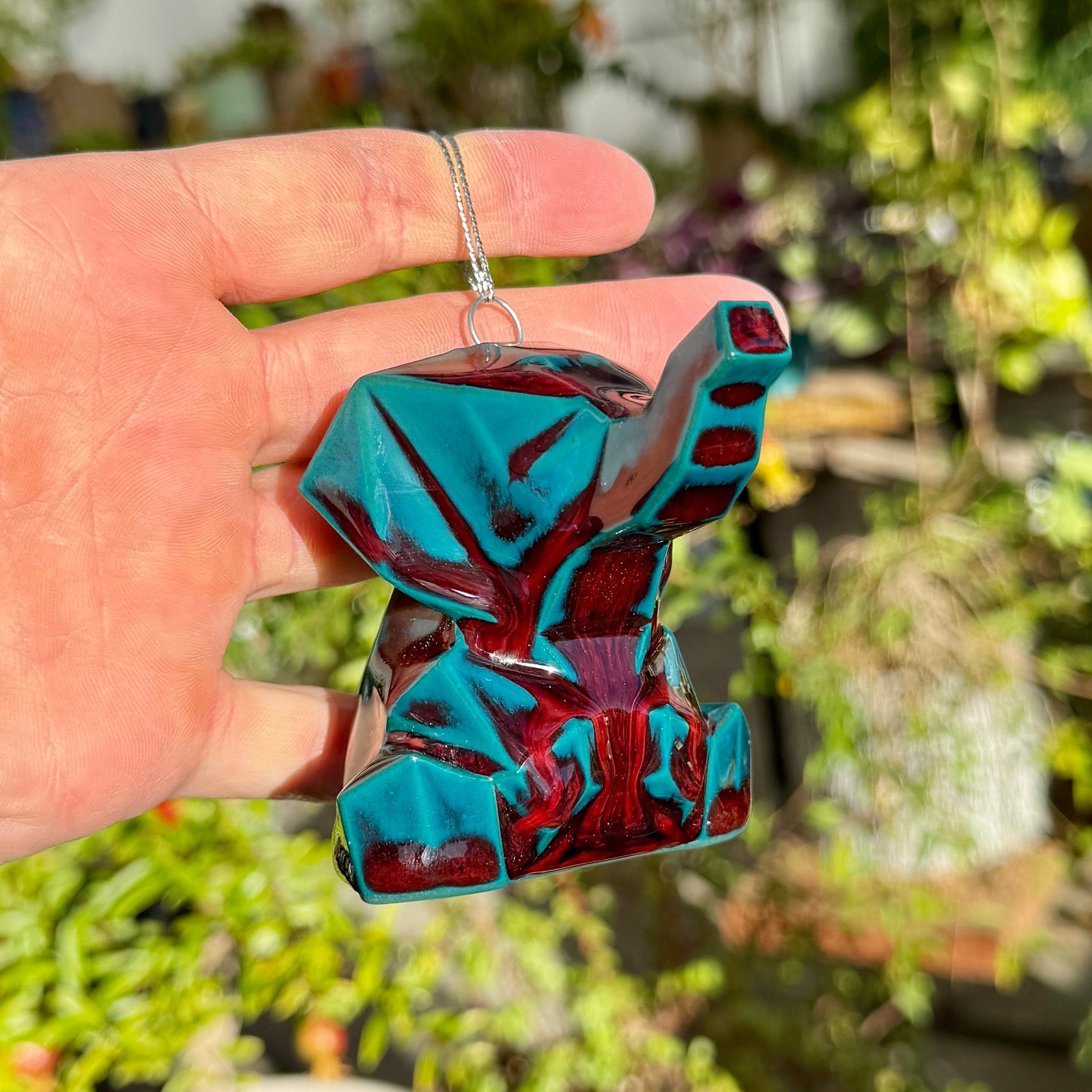 Limited 'Crimson Dragon Blood' Elephant Ornament